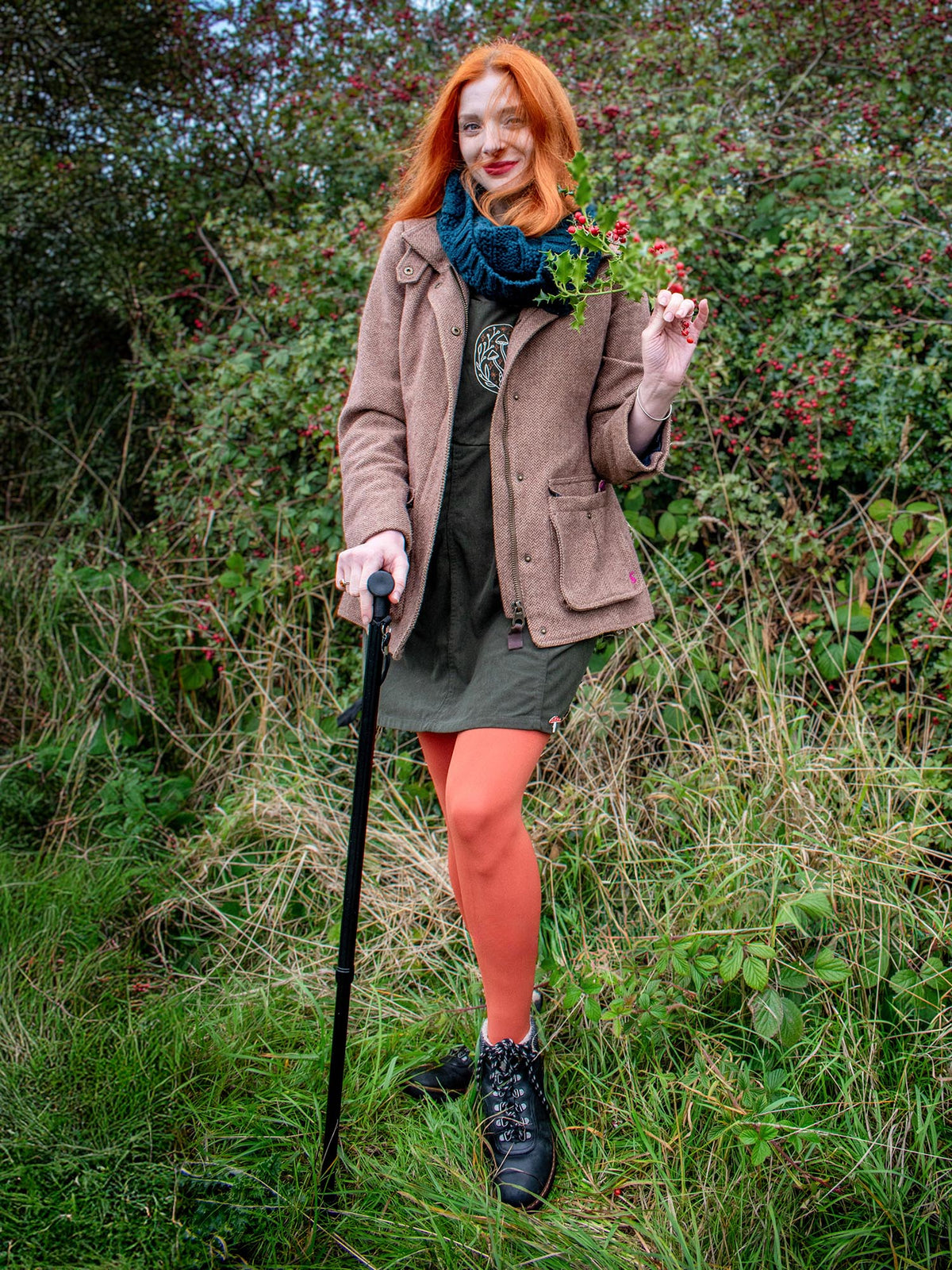 Super Opaque 120 Den Tights - Pumpkin Spice