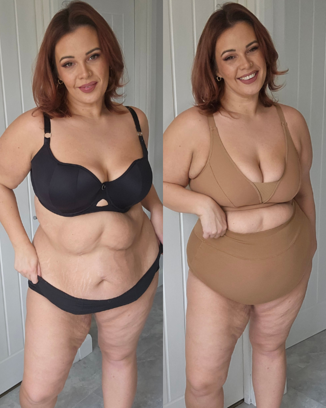 Organic Cotton Super High Waist Panties - Caramel