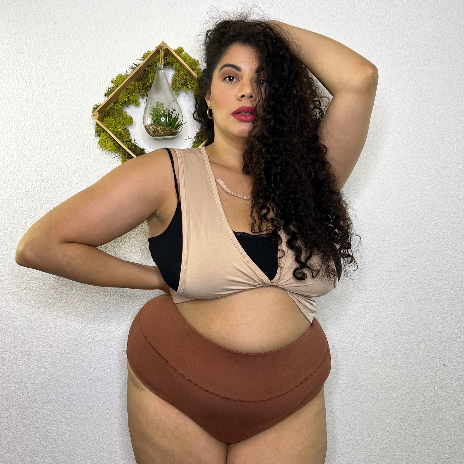 Organic Cotton Full Brief Panties - Root Beer