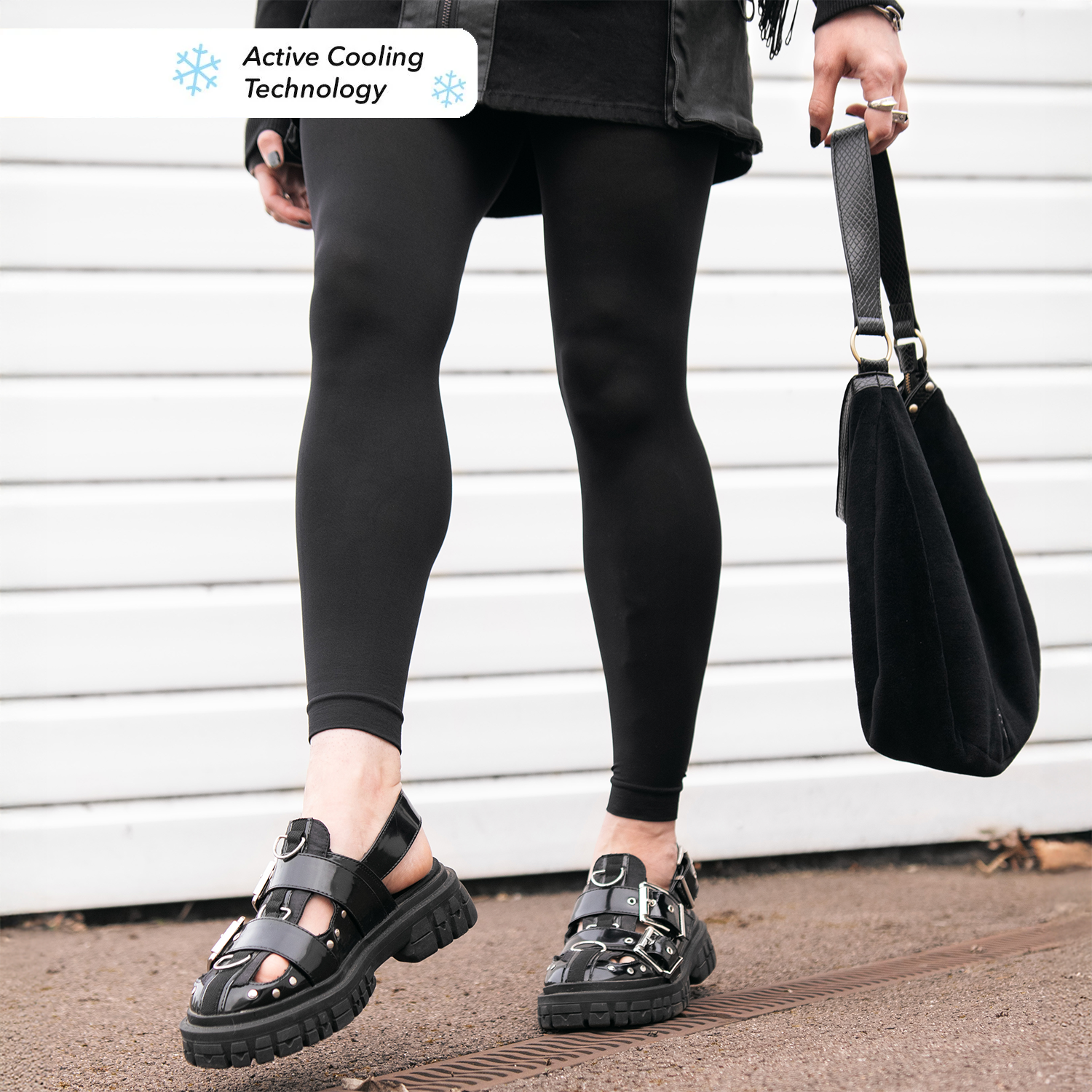 Stay Cool Footless 80 Denier Tights - Black - Snag – Snag US