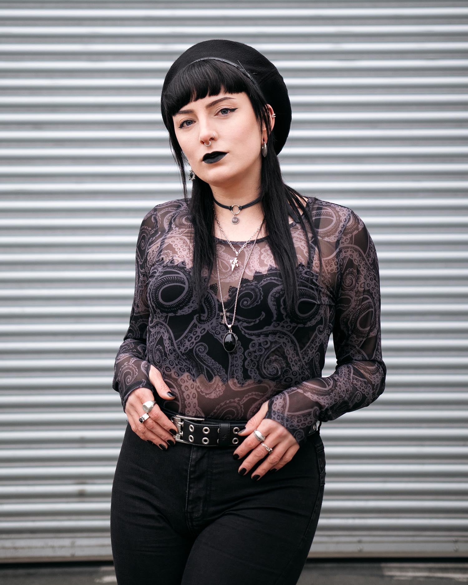 Kraken's Embrace Mesh Top | Goth Clothing | Snag – Snag US