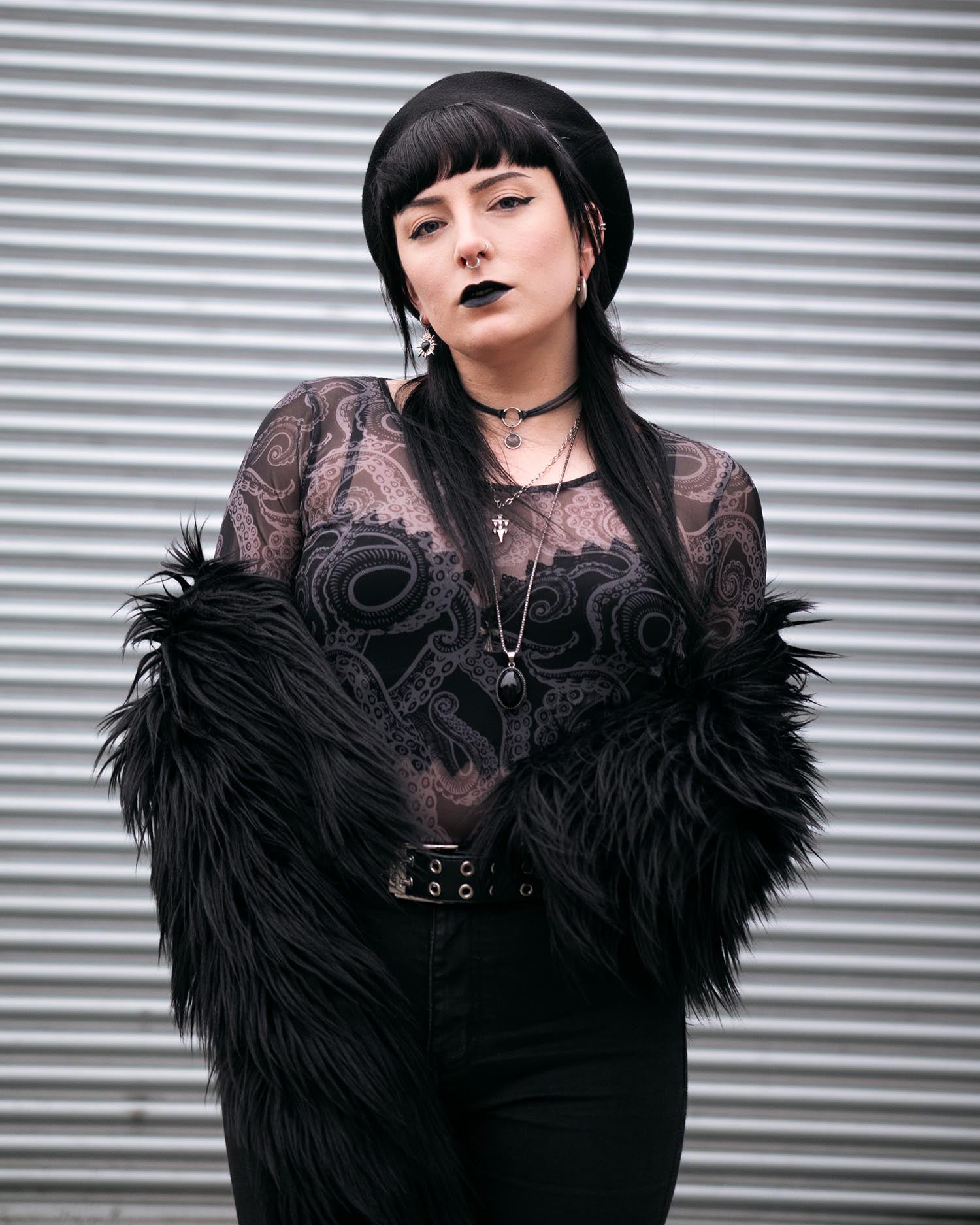 Kraken's Embrace Mesh Top