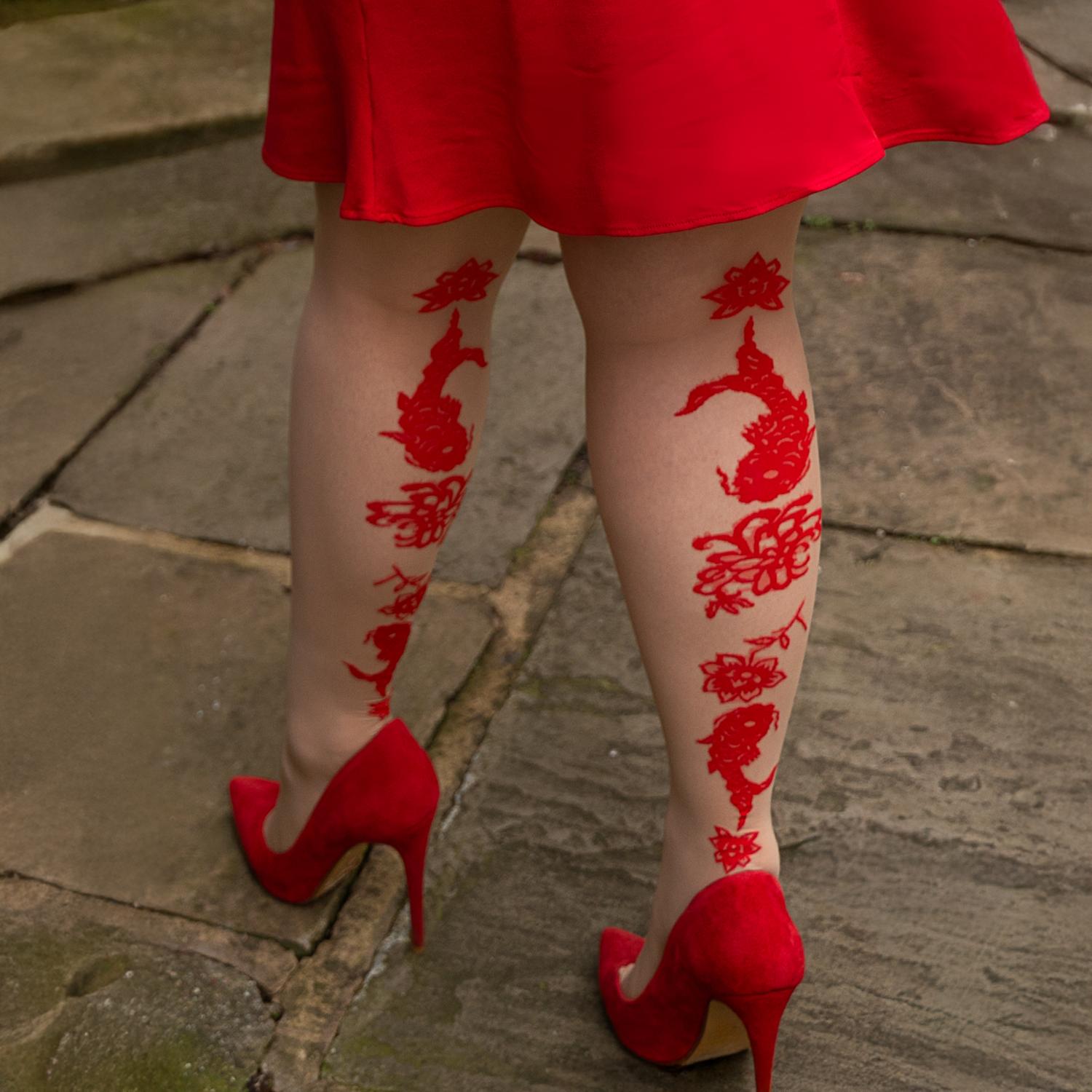 Paper Cut Tights - Builders Tea