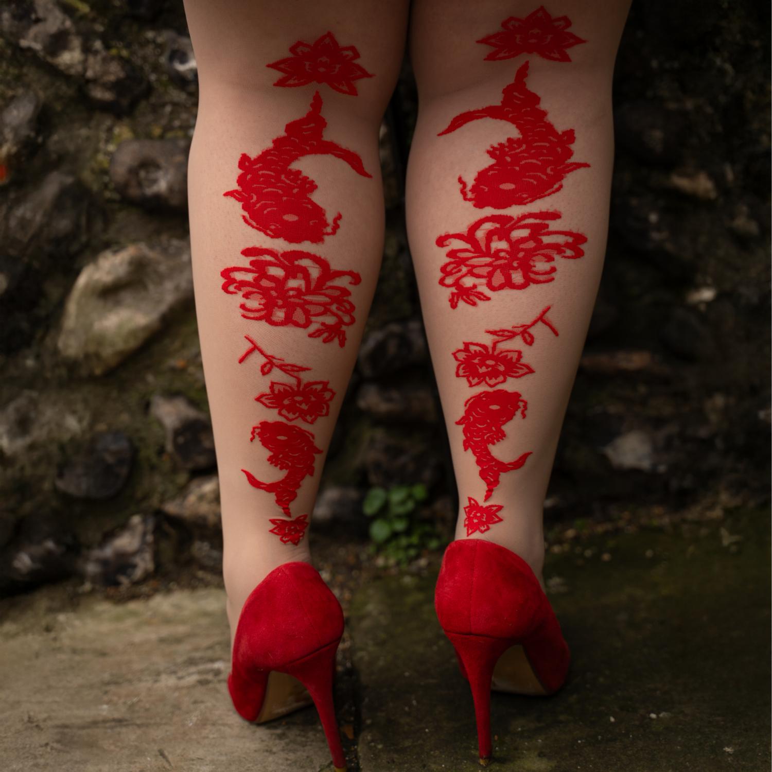 Paper Cut Tights - Builders Tea
