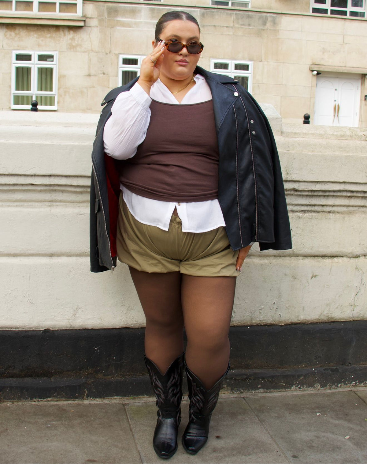Semi-Opaque 50 Den Tights - Hot Chocolate