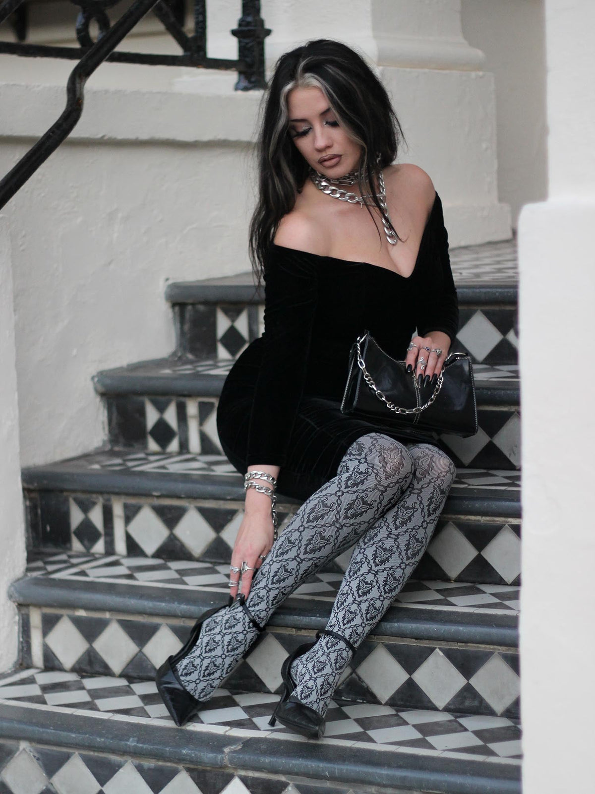 Yule Regret It Tights - Grey