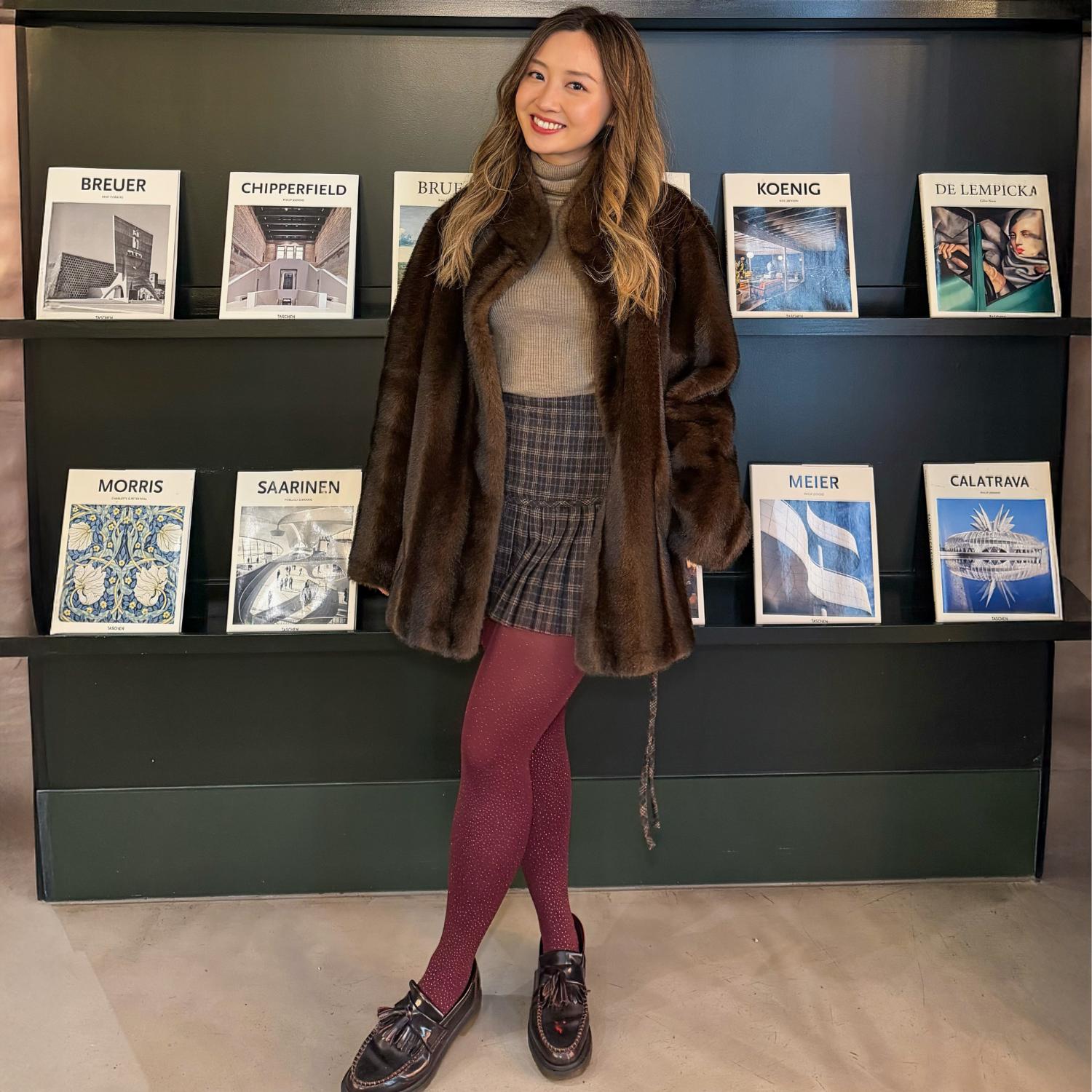 Opaque Tights - Gold Glitter