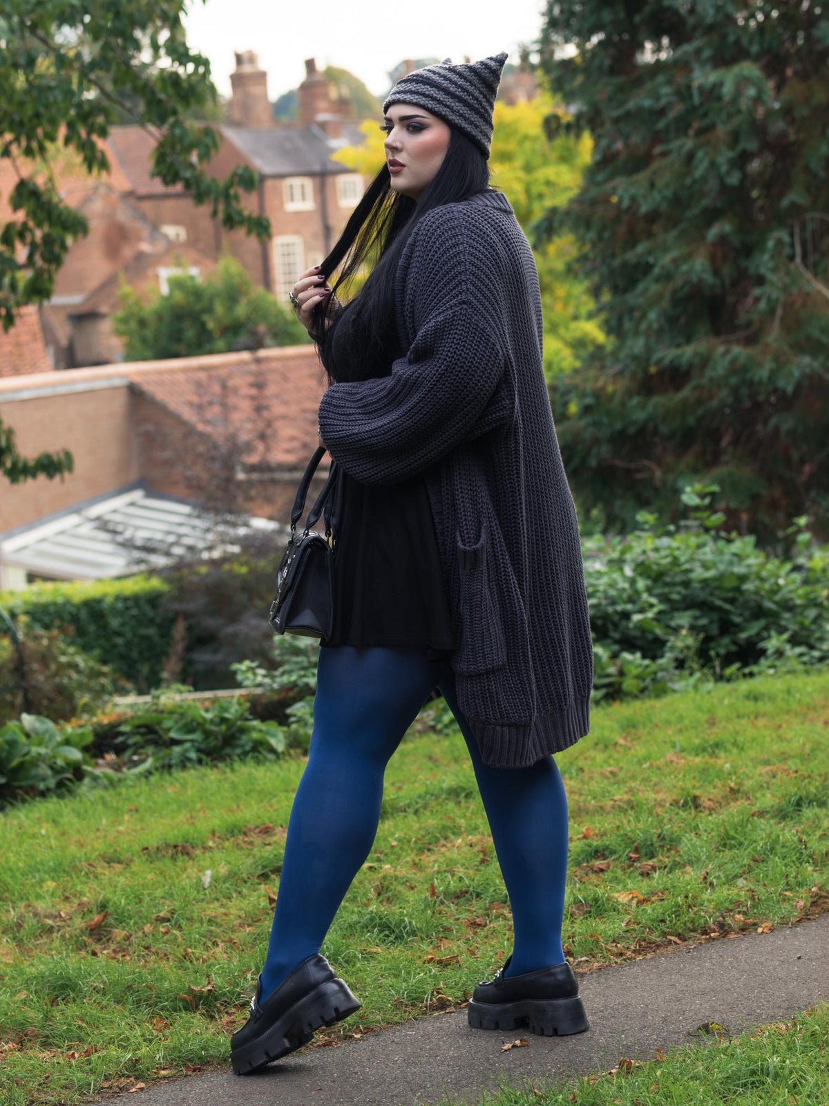 Super Opaque 120 Den Tights - Kraken's Breath