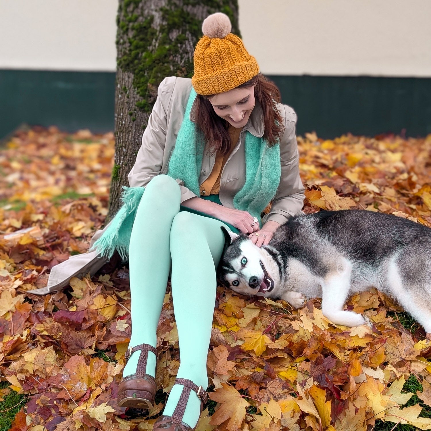 Super Opaque 120 Denier Tights - Chalcedony