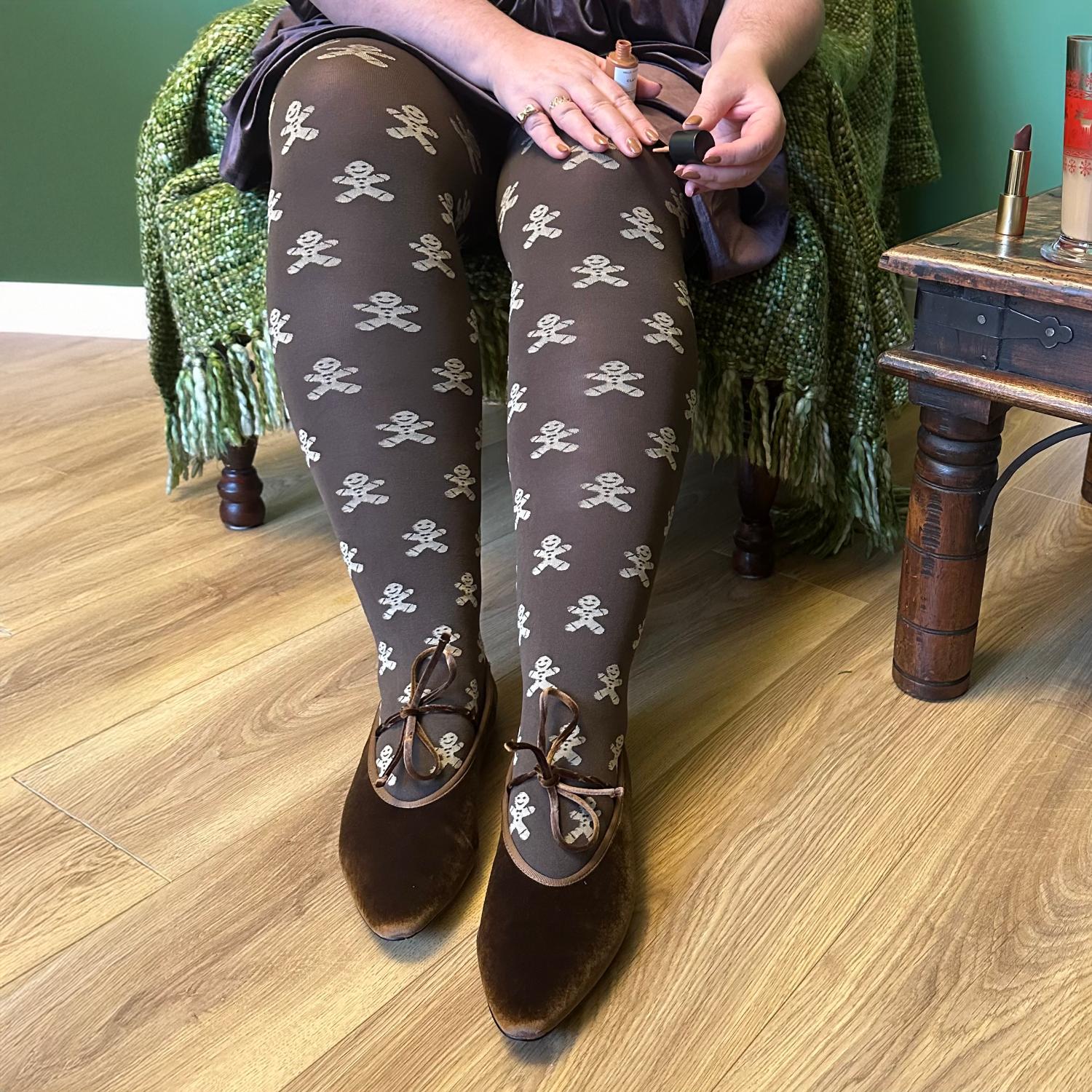 Can't Catch Me Gingerbread Tights | Snag – Snag US