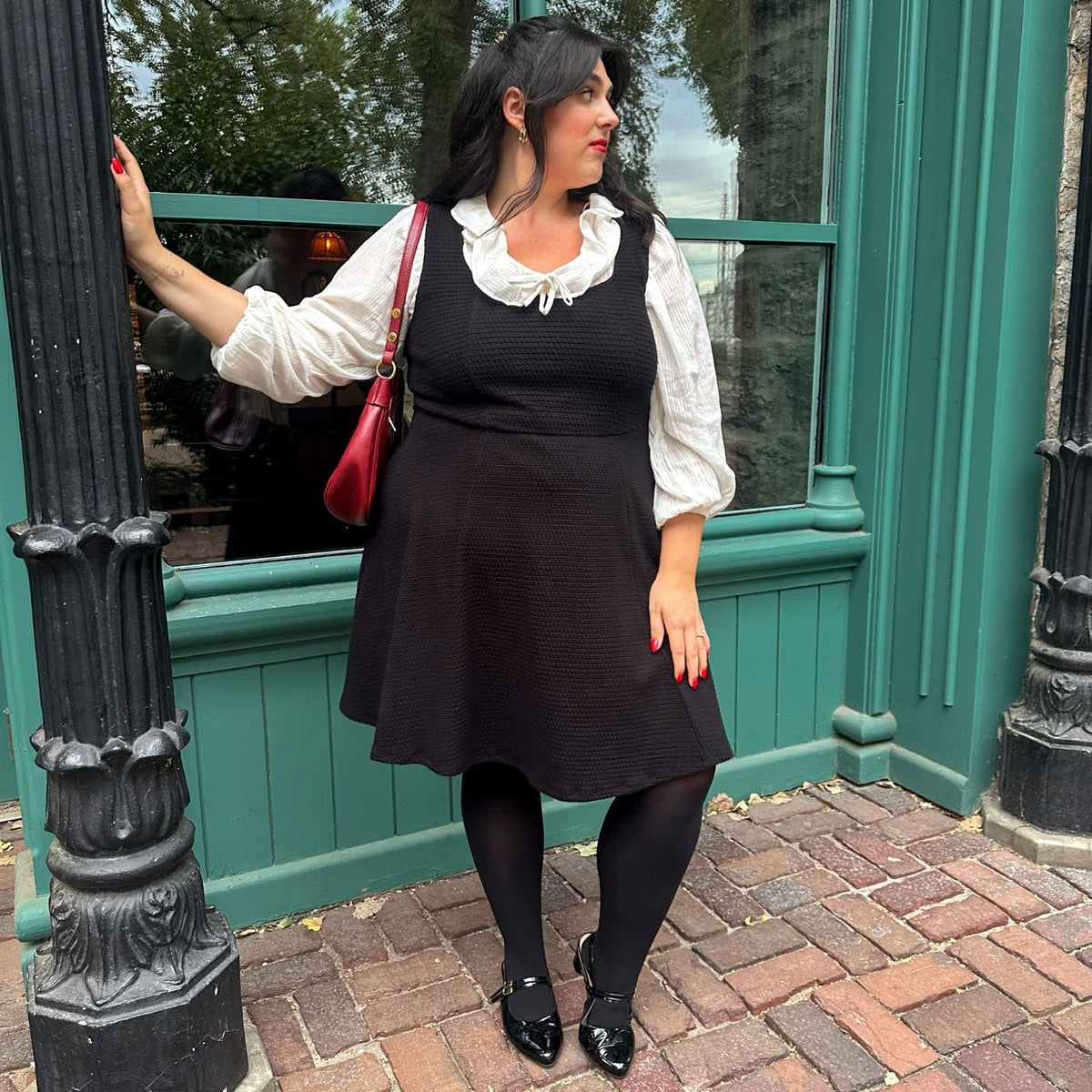 Archean Skater Dress - Black