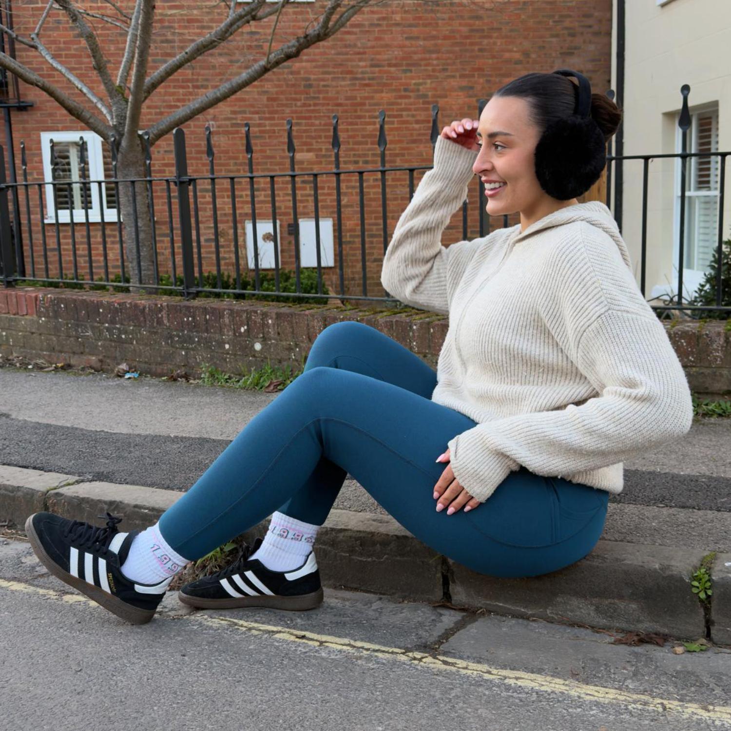 Squat Proof Leggings - Bone China