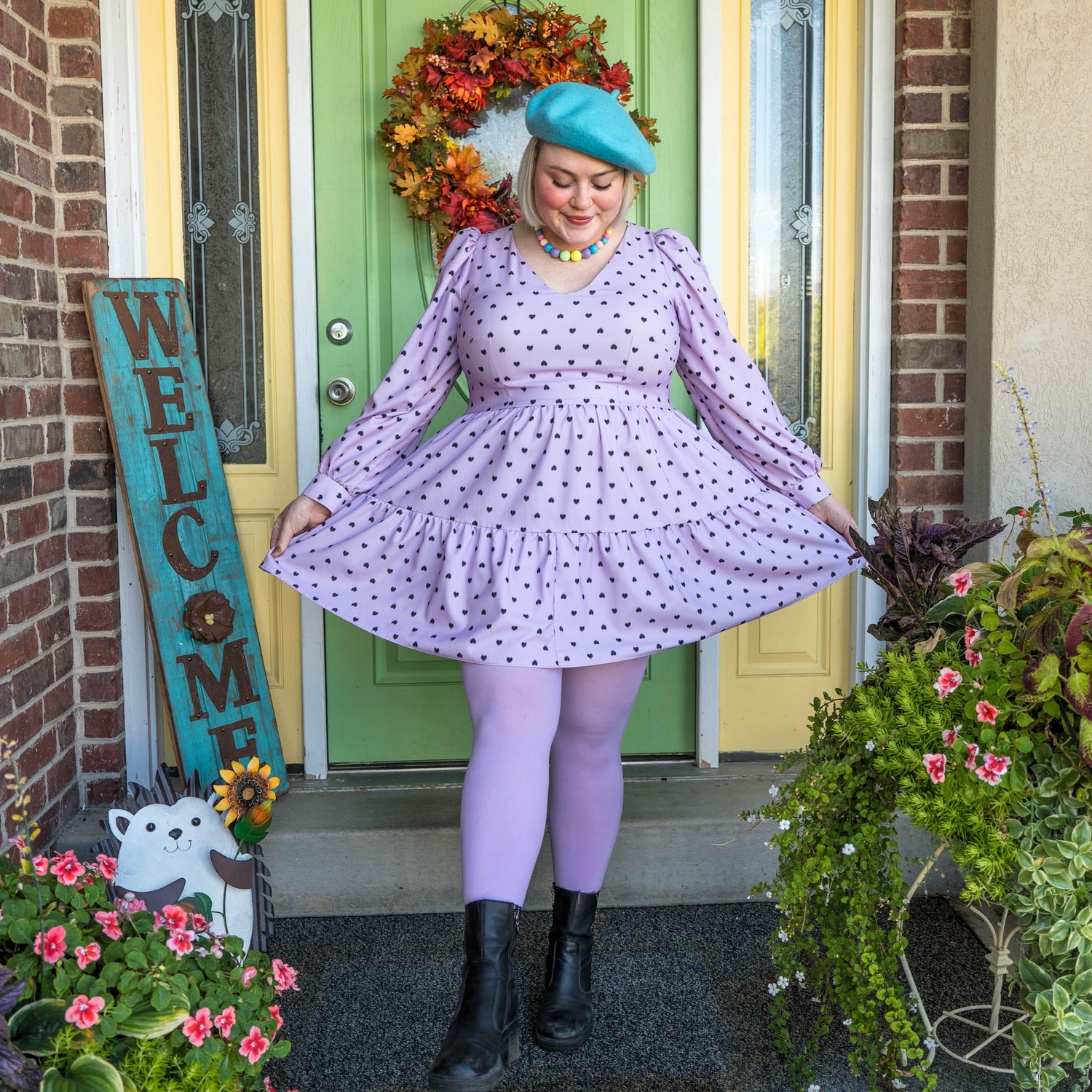 Super Opaque 120 Denier Tights - Wisteria