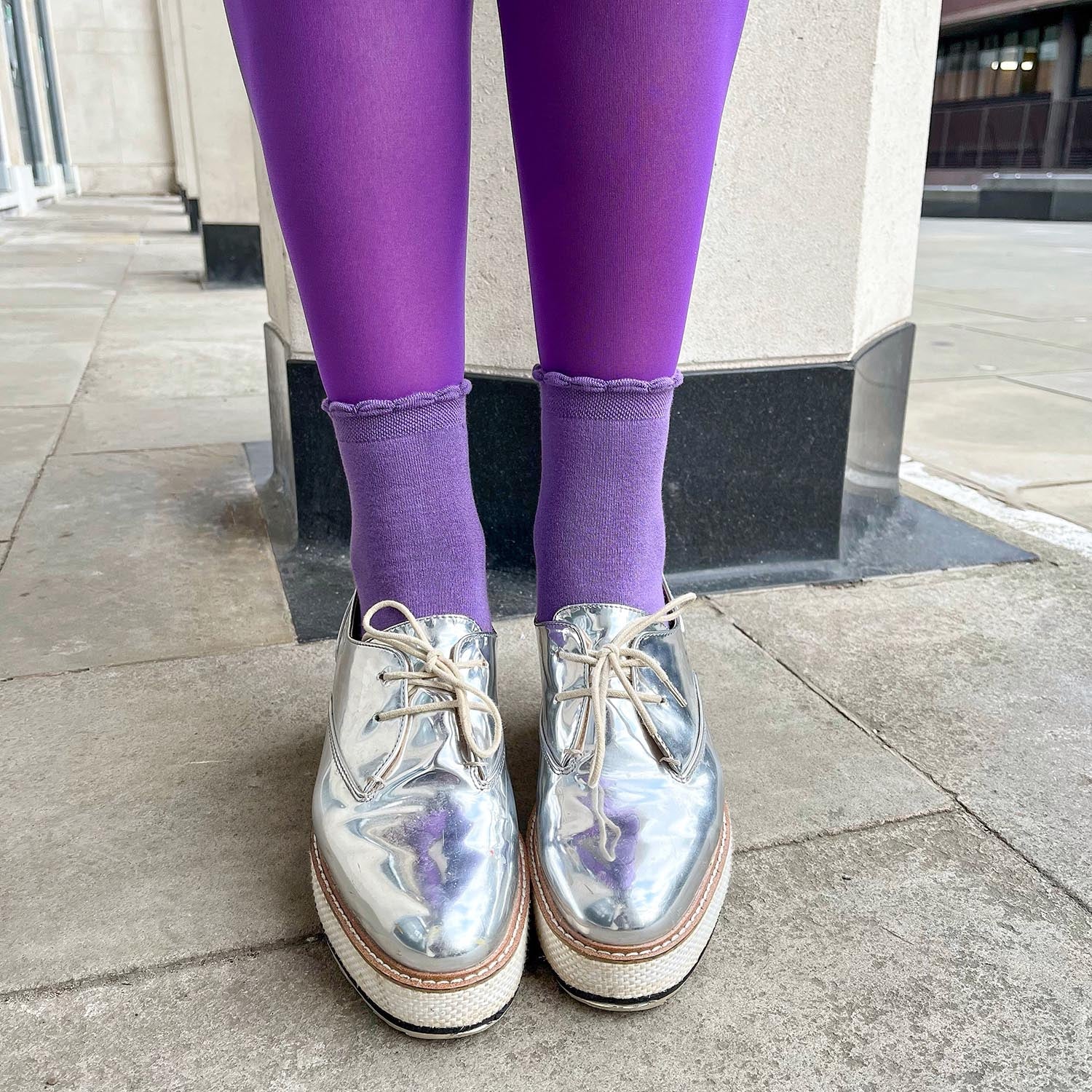 Sheer 30 Den Pantyhose - Purple Haze