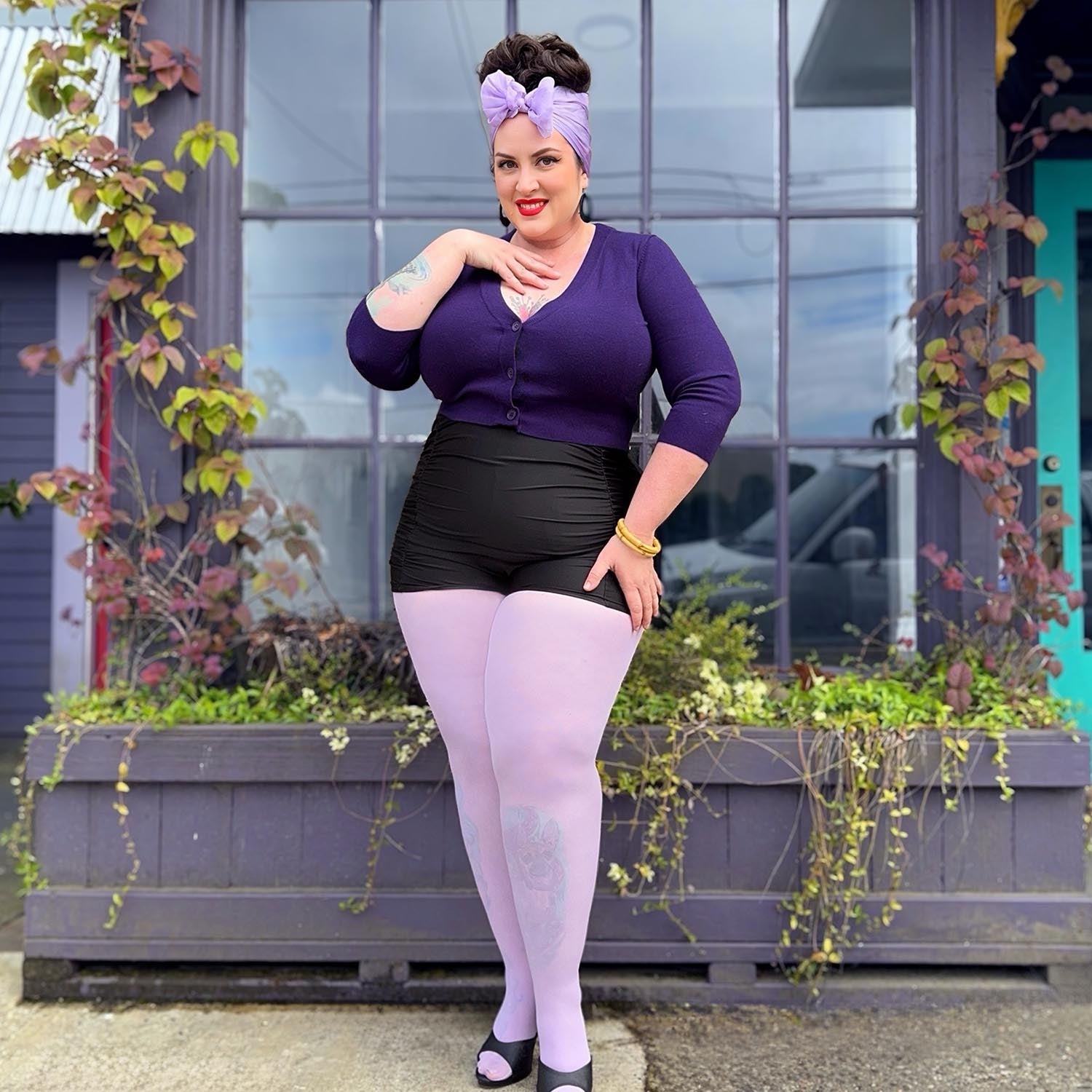 plus size dress tights UISLII for Women,2 pairs 80D Semi Opaque Tights women,Solid Color Soft High Waist Stockings Size Up to 6XL.(2 Pairs Black) at Amazon Women's Clothing store Beautiful 80 denier microfiber tights that come in a rainbow of colors! Plus Size - Nightfall Bow