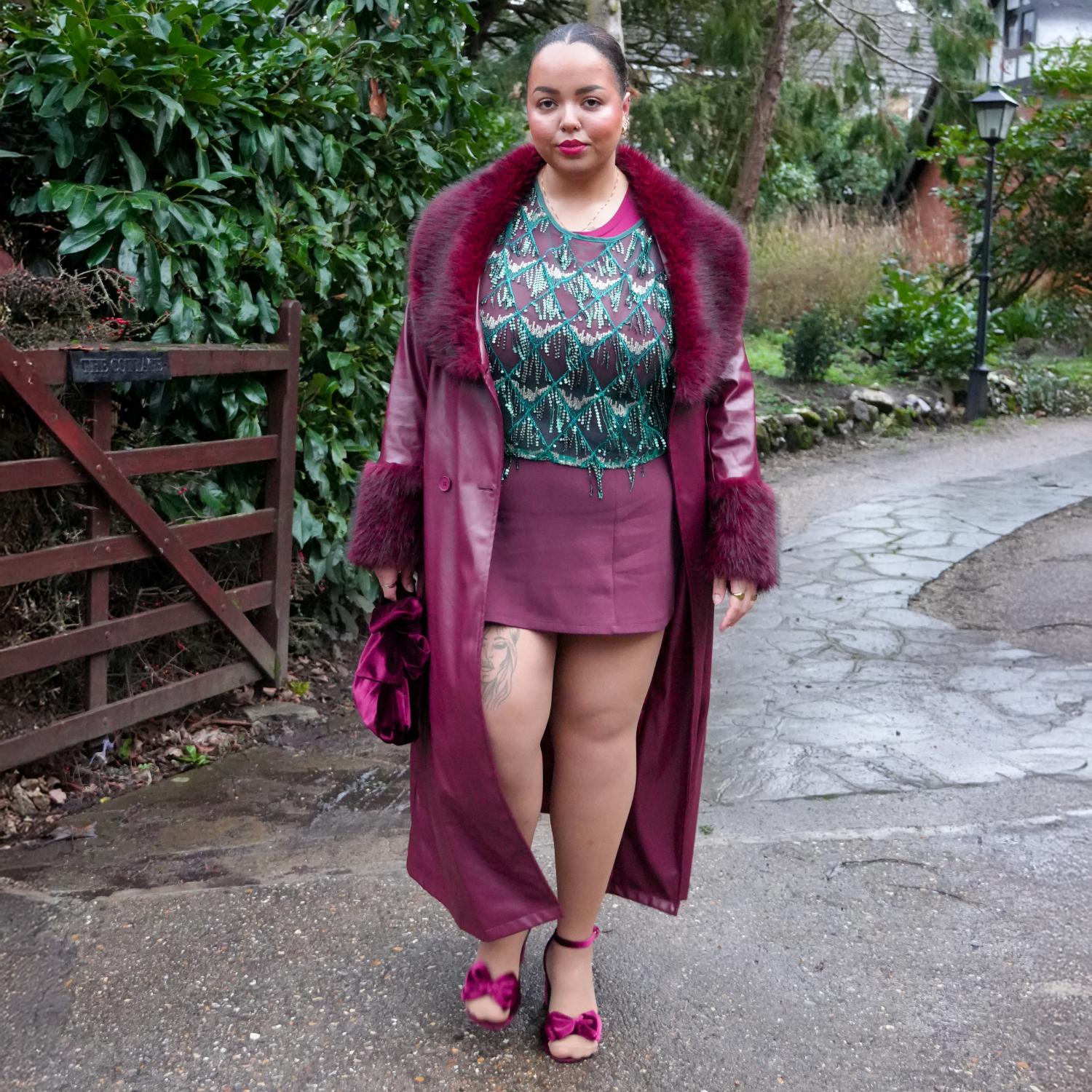 Paper Cut Tights - Caramel Latte