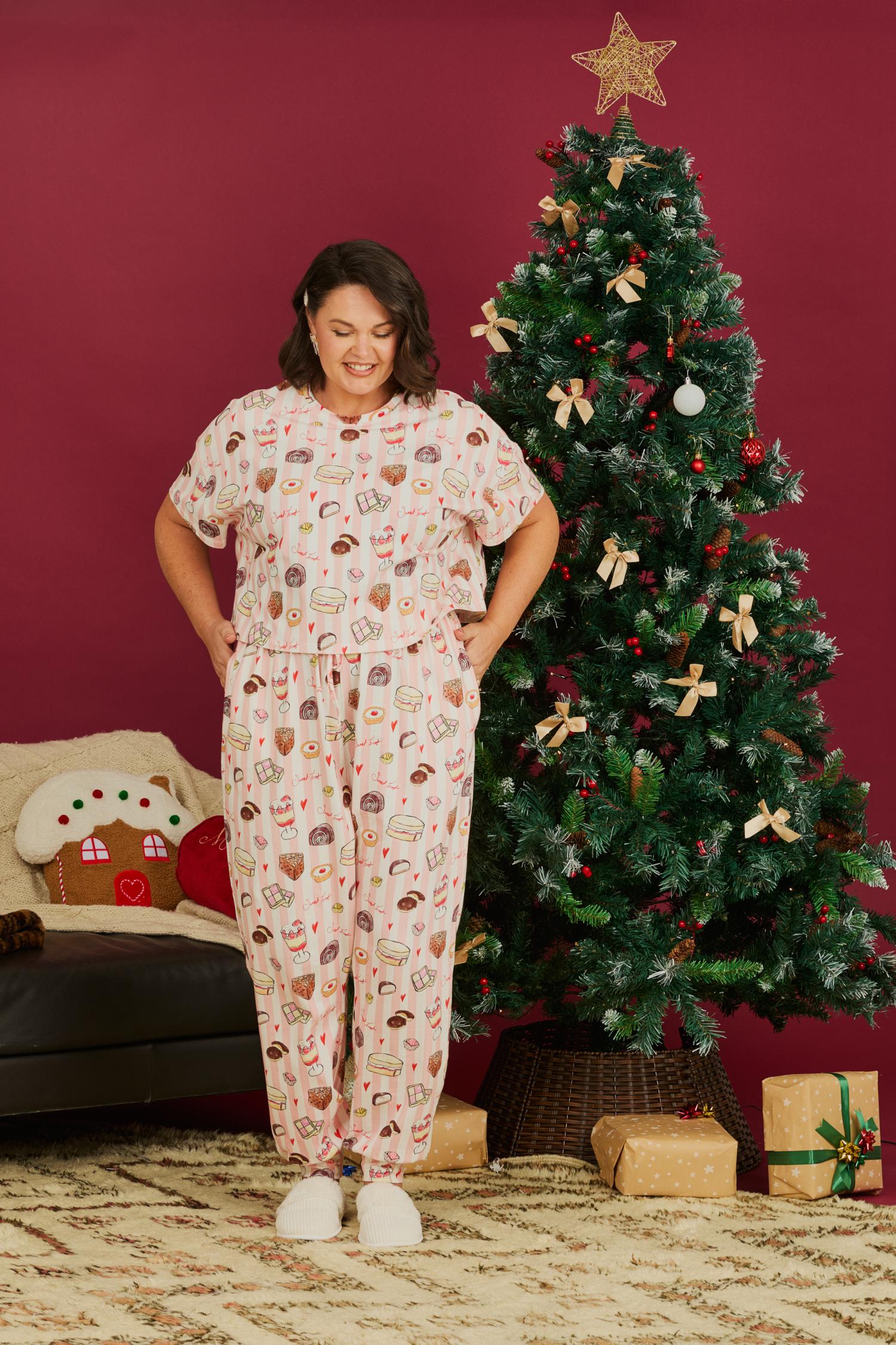 Organic Cotton PJ Boxy Tee - Sweet Treat