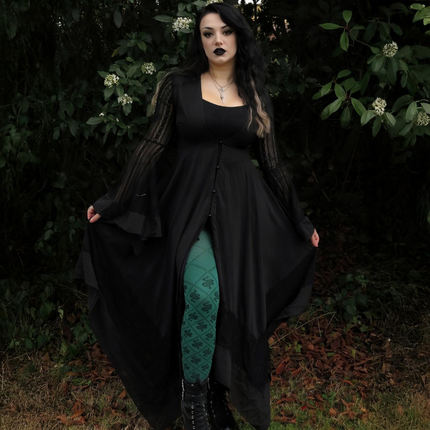 Opaque 80 Denier Tights - Corra Snakes - Foliage Green