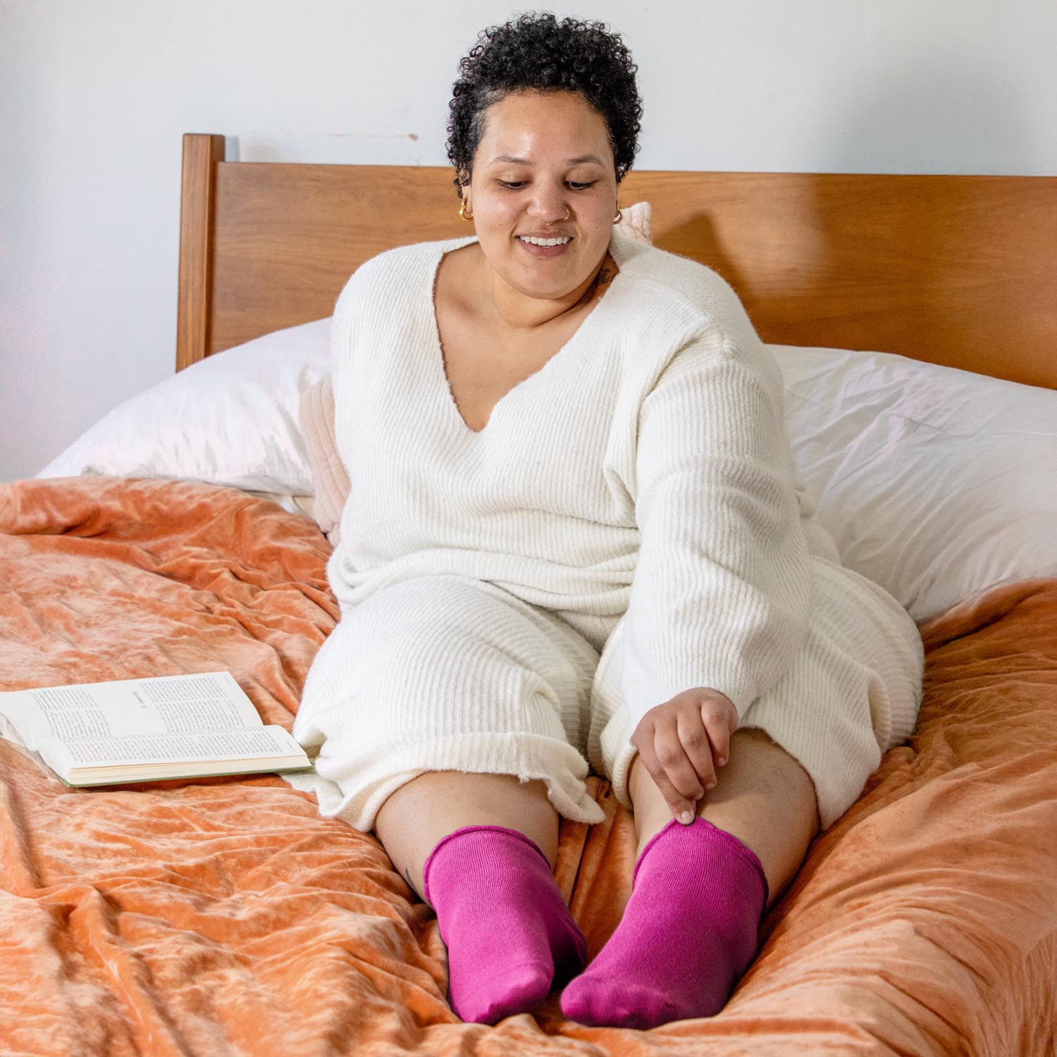 Ultimate Bamboo Ankle Socks - Hibiscus