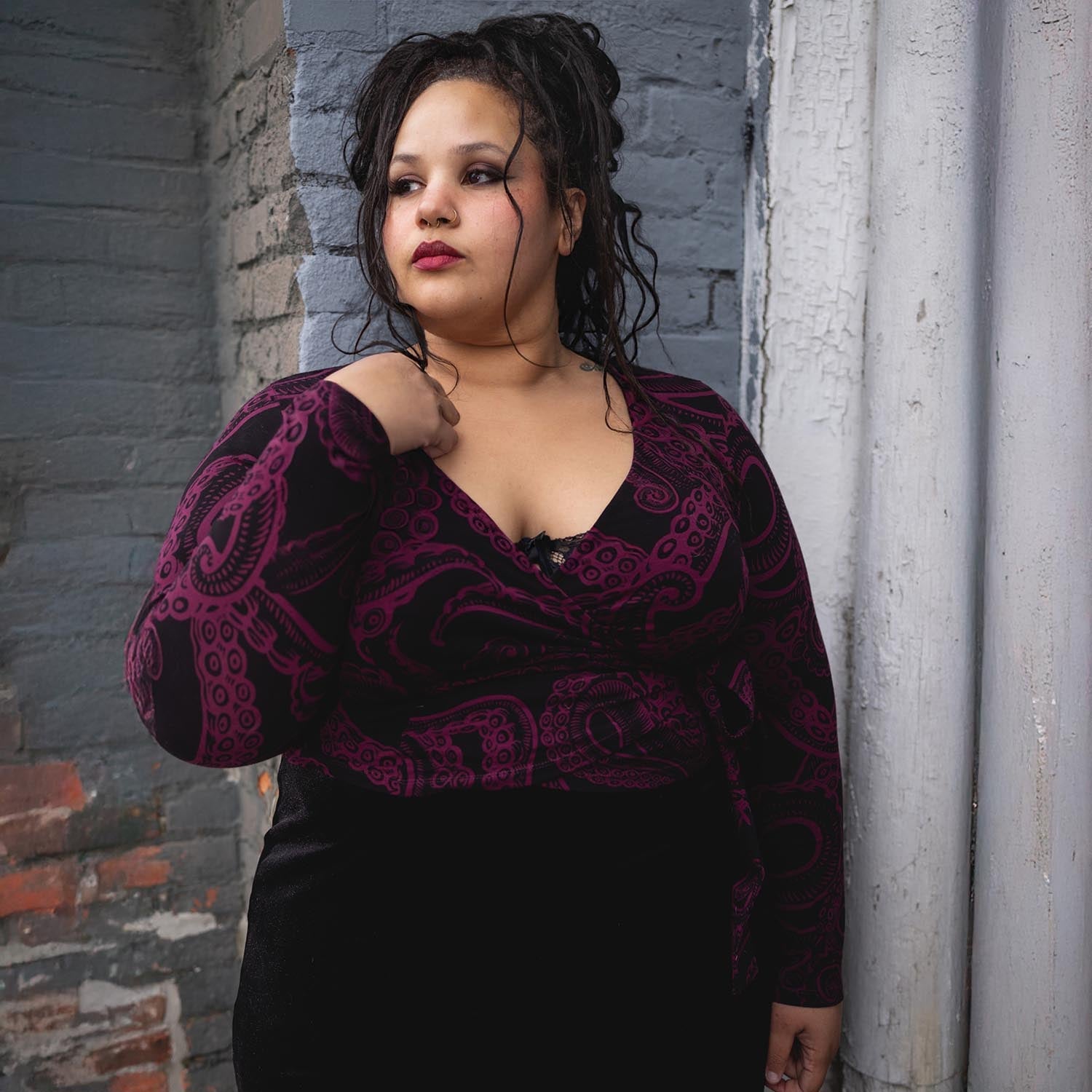 Kraken's Embrace Wrap Top | Alternative Fashion | Snag – Snag US