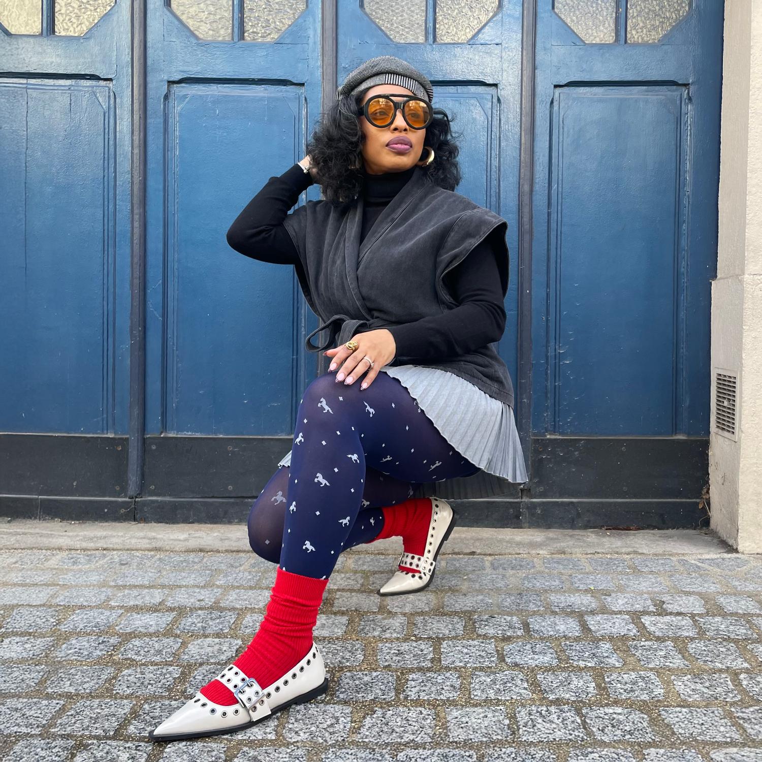 Opaque Tights - Dinky Horses