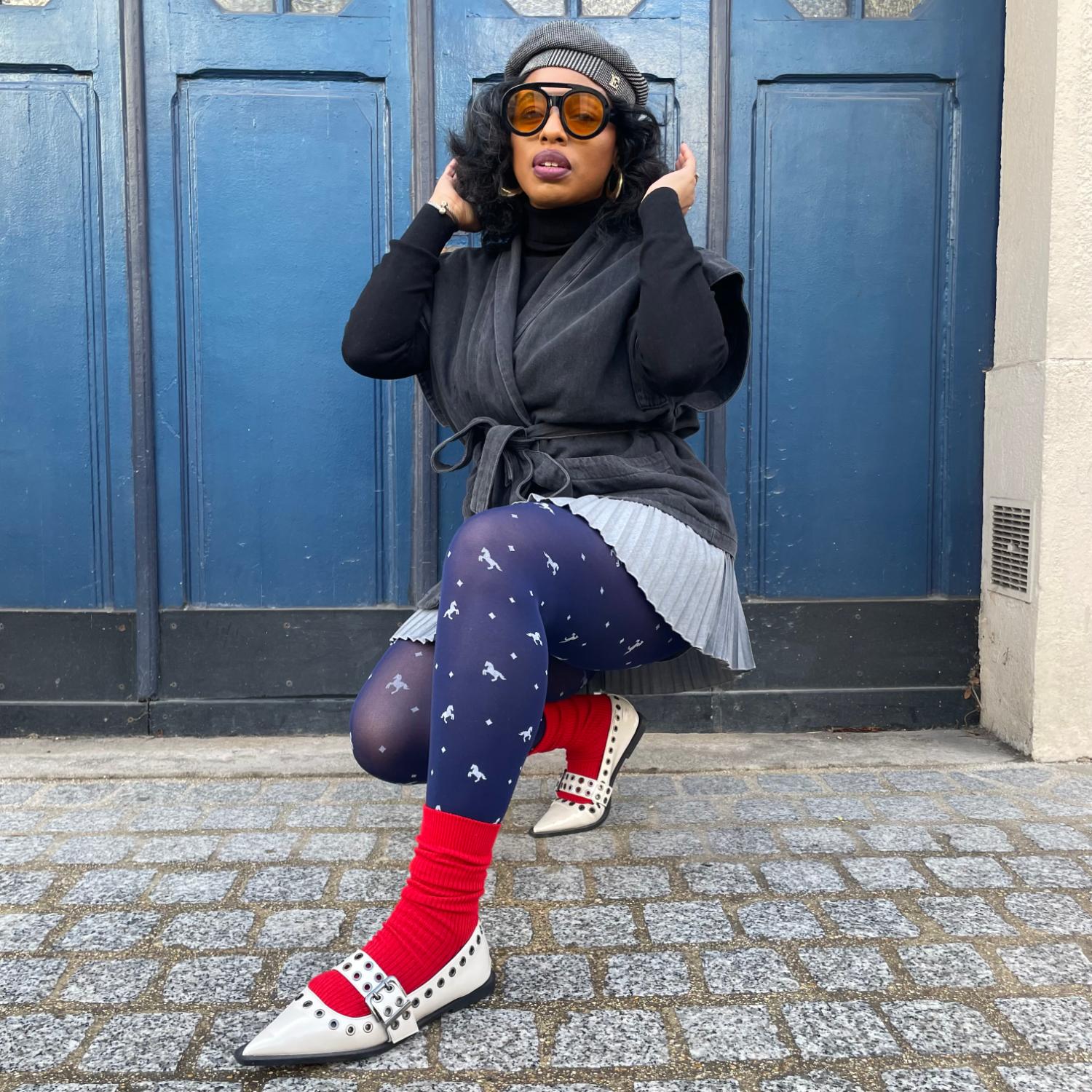 Opaque Tights - Dinky Horses