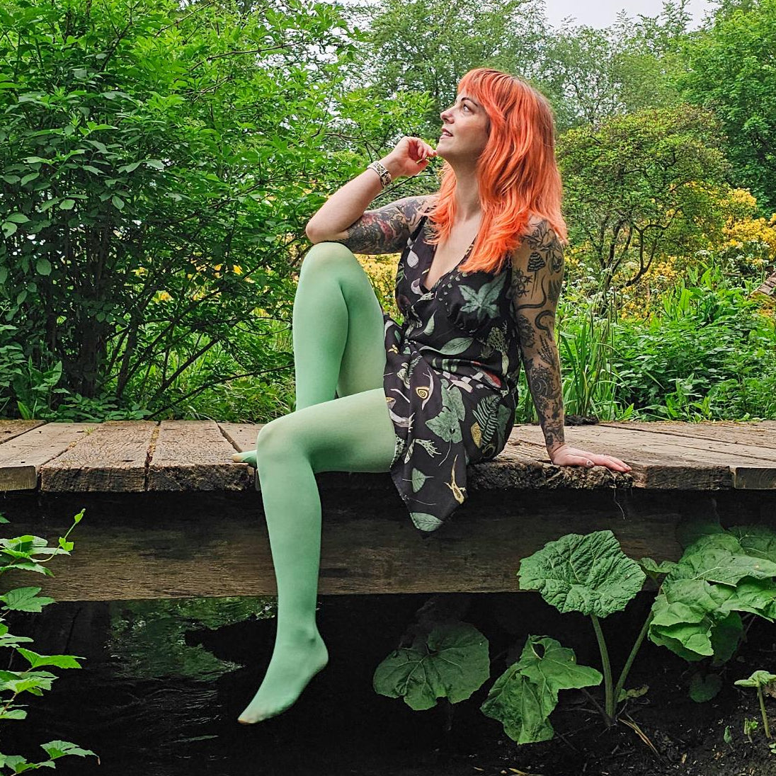 Semi-Opaque 50 Den Tights - Twister
