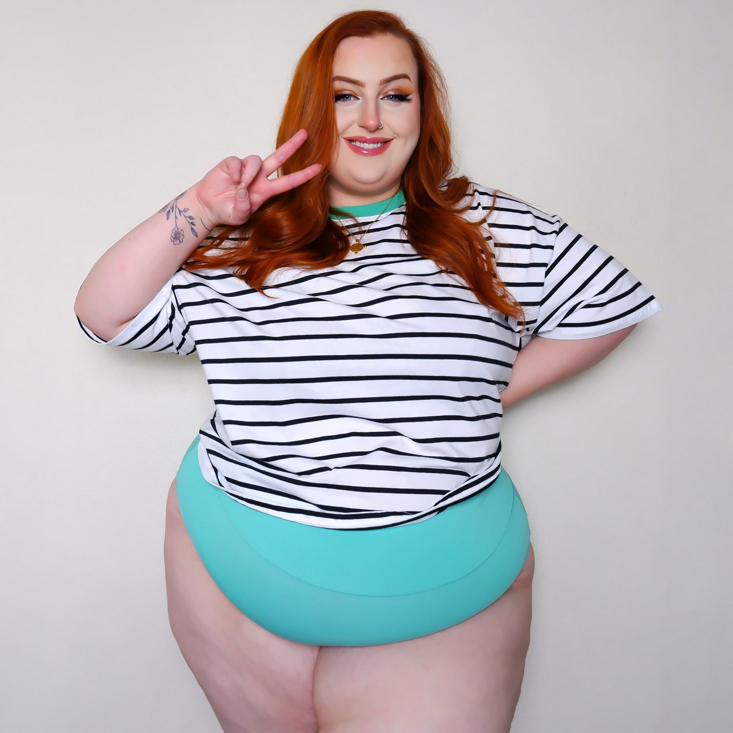 Organic Cotton Full Brief Panties - Mint