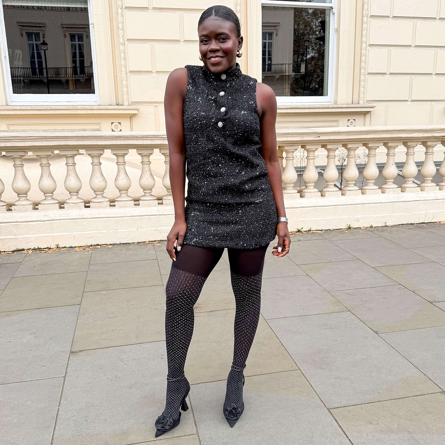 dress black tights Bob