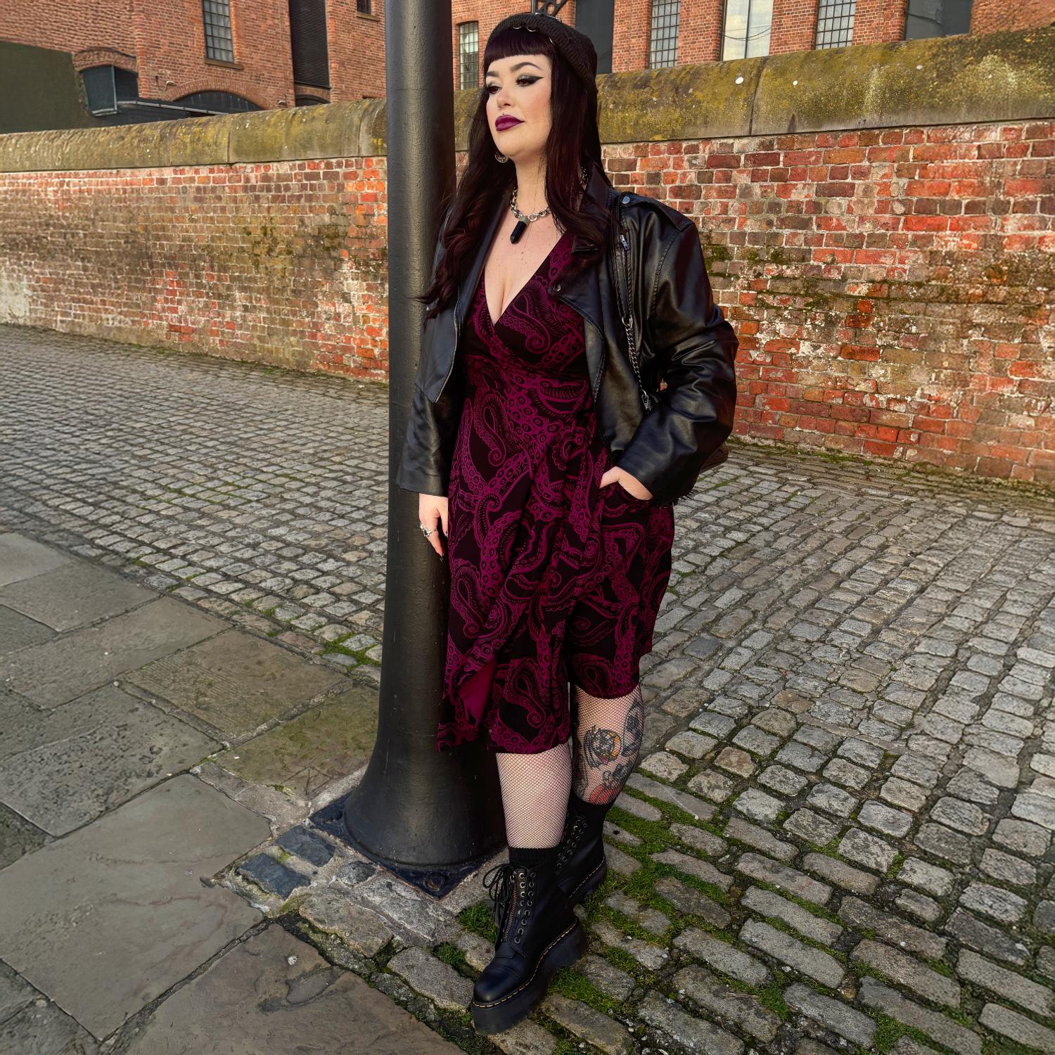 Wrap Dress - Kraken's Embrace