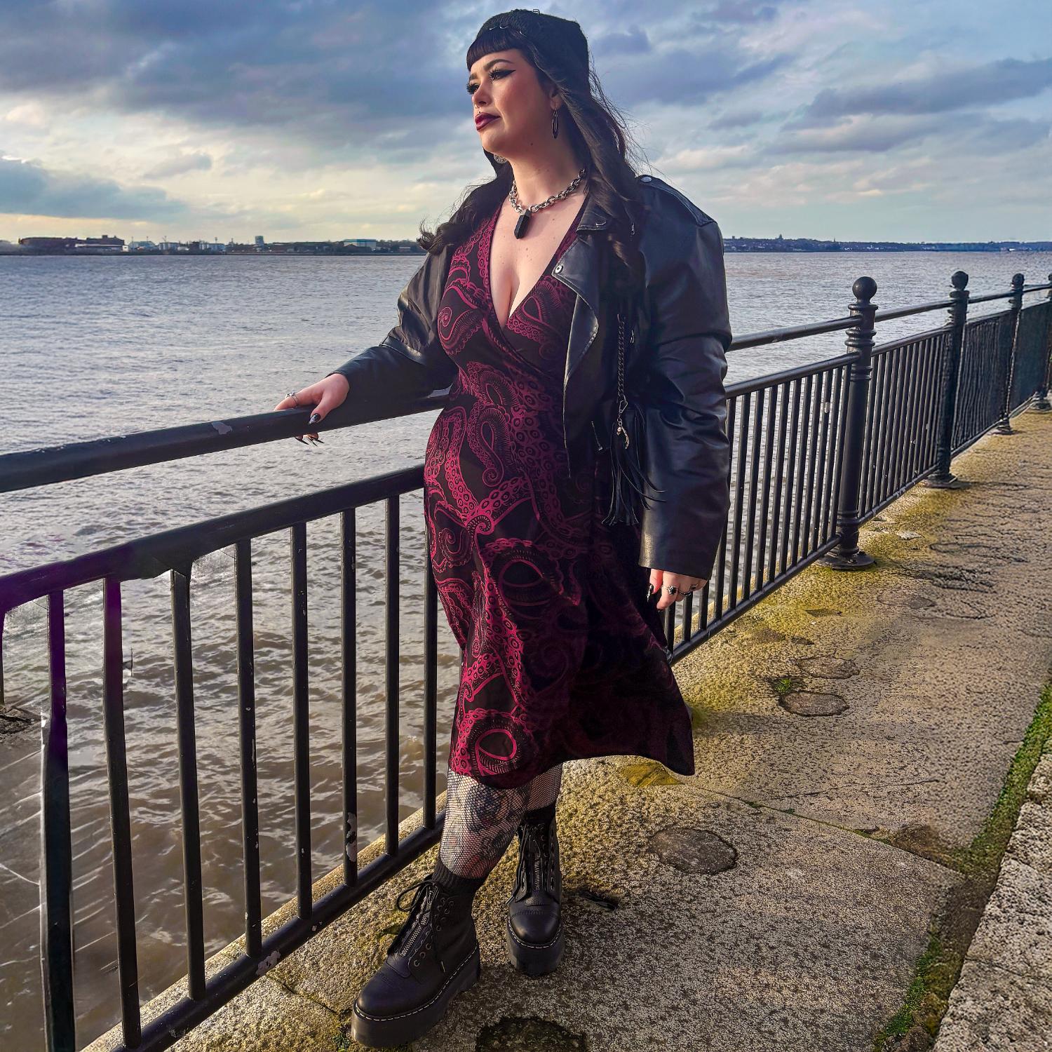 Wrap Dress - Kraken's Embrace