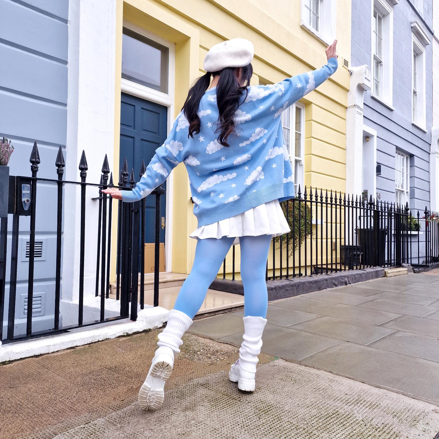 Cotton Rich Cardigan - Cloud