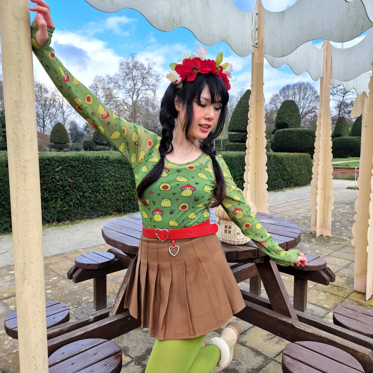 Mesh Top - Hoppy Meadow