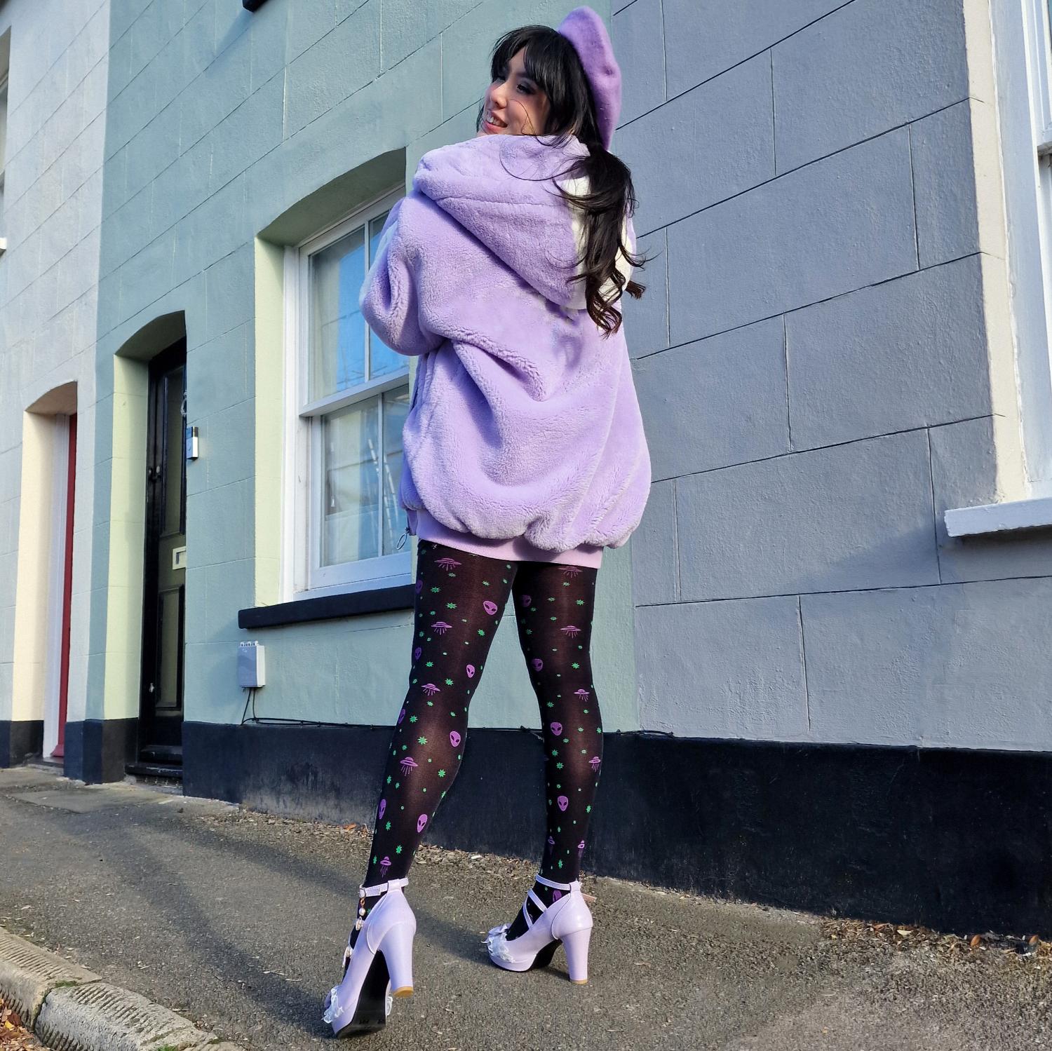 Opaque 80 Den Tights - Aliens