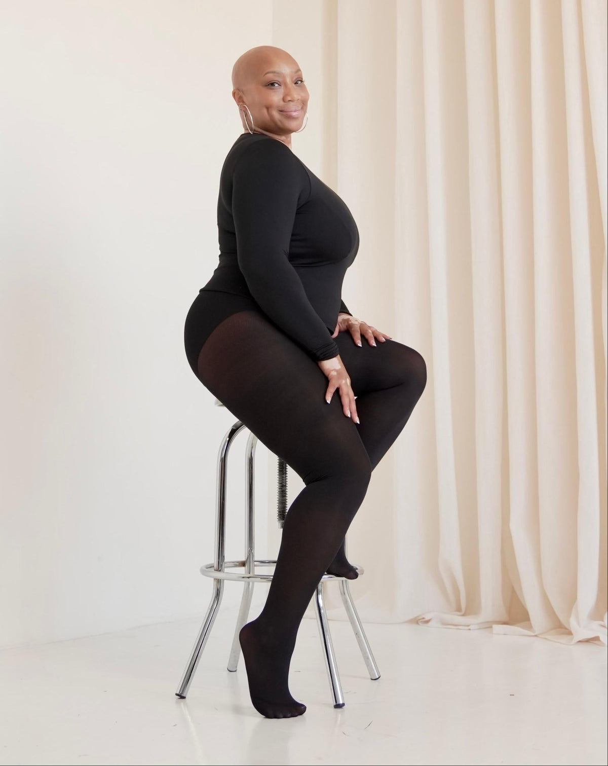 Opaque 80 Den Tights - Black