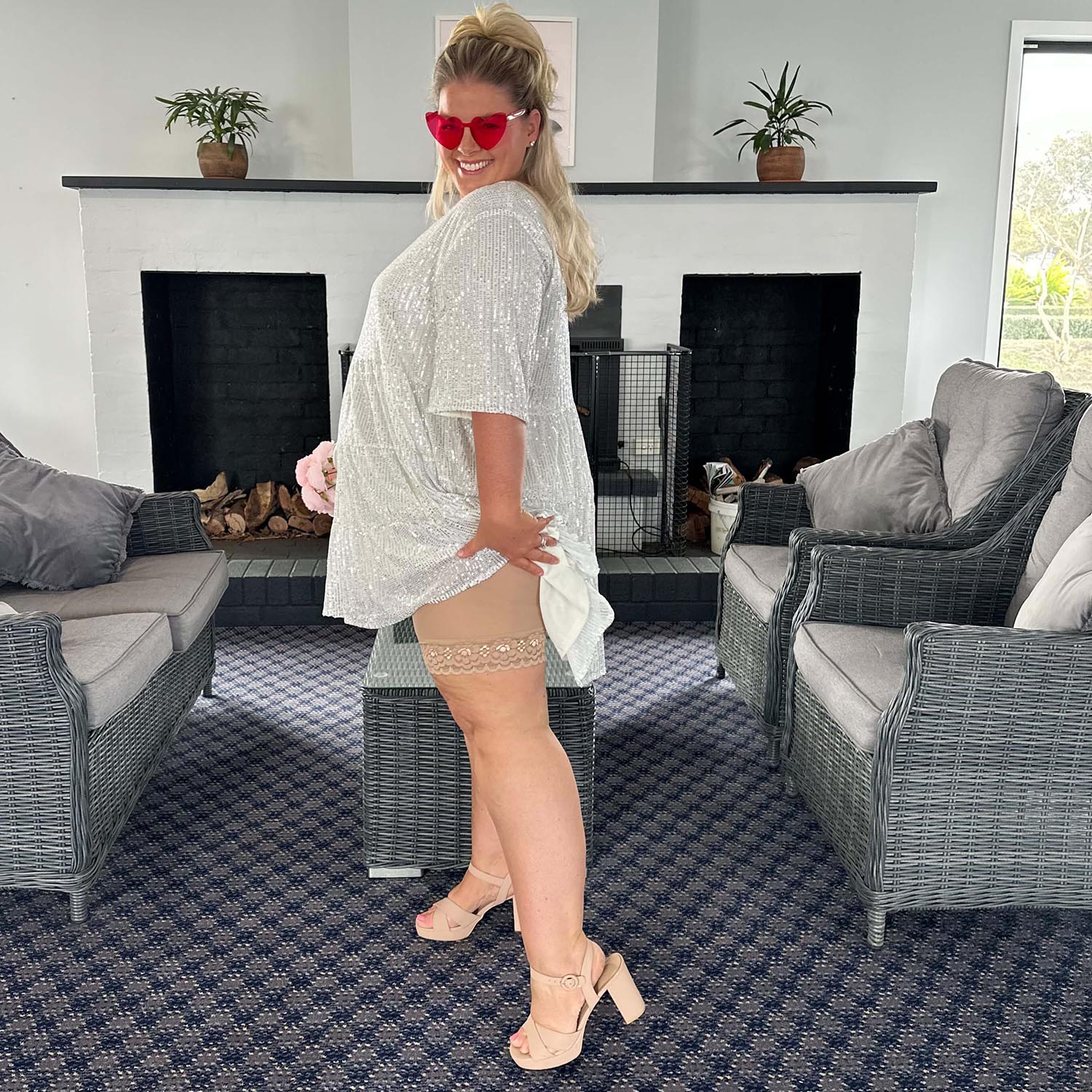 Lace Stay Cool Chub Rub Shorts - Blissful - Tights & Clothes In Sizes 1-34