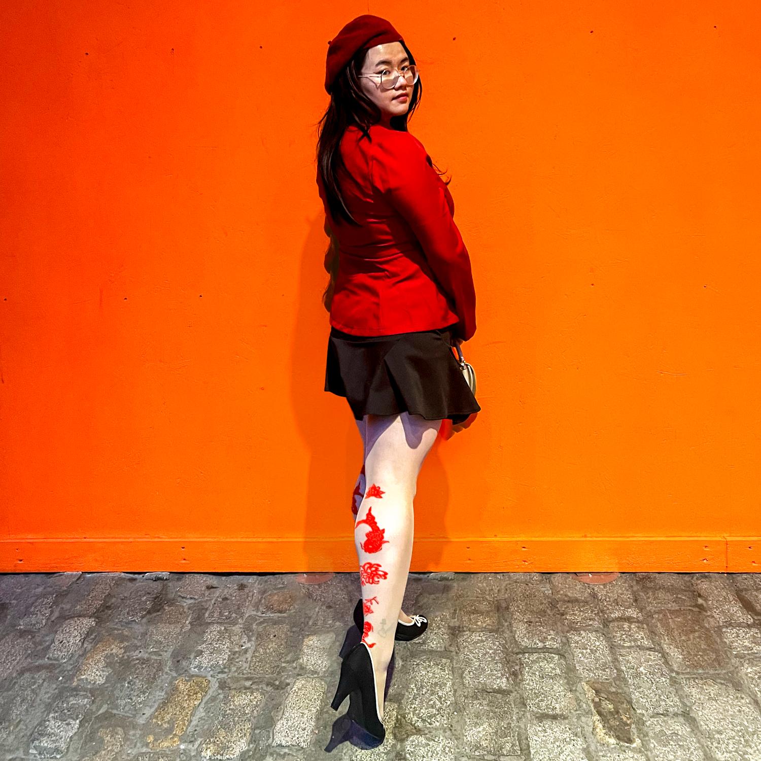 Paper Cut Tights - Builders Tea