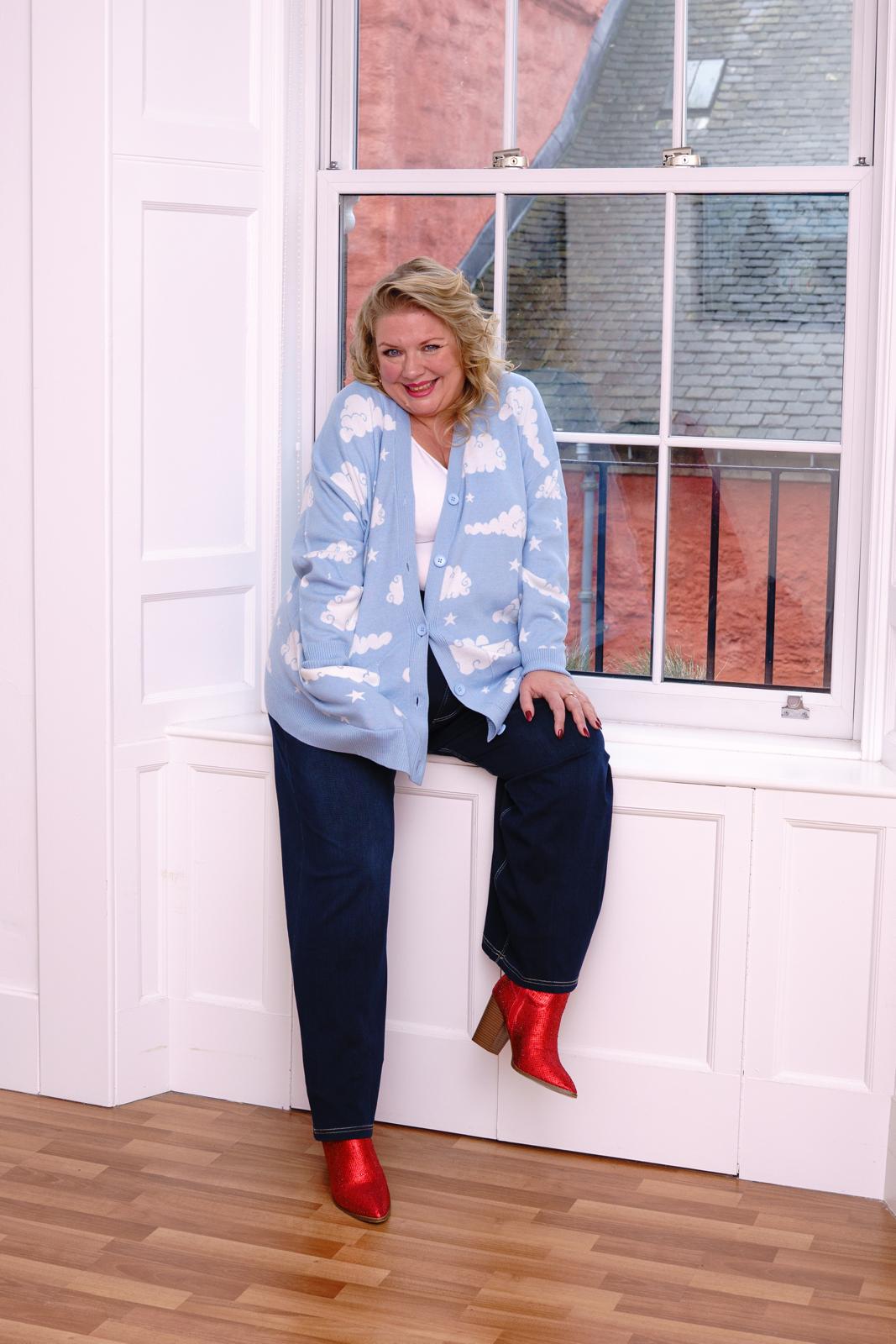 Cotton Rich Cardigan - Cloud