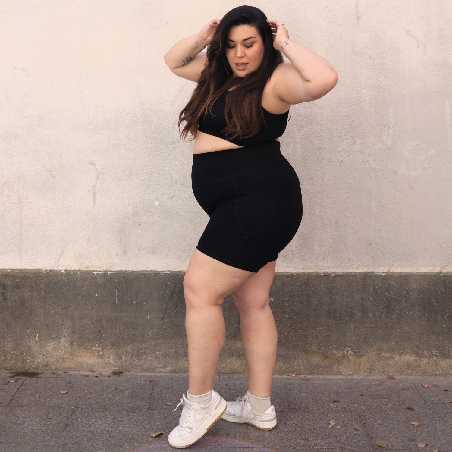 Black Short Cycling Shorts Snag – Snag US - Main Image