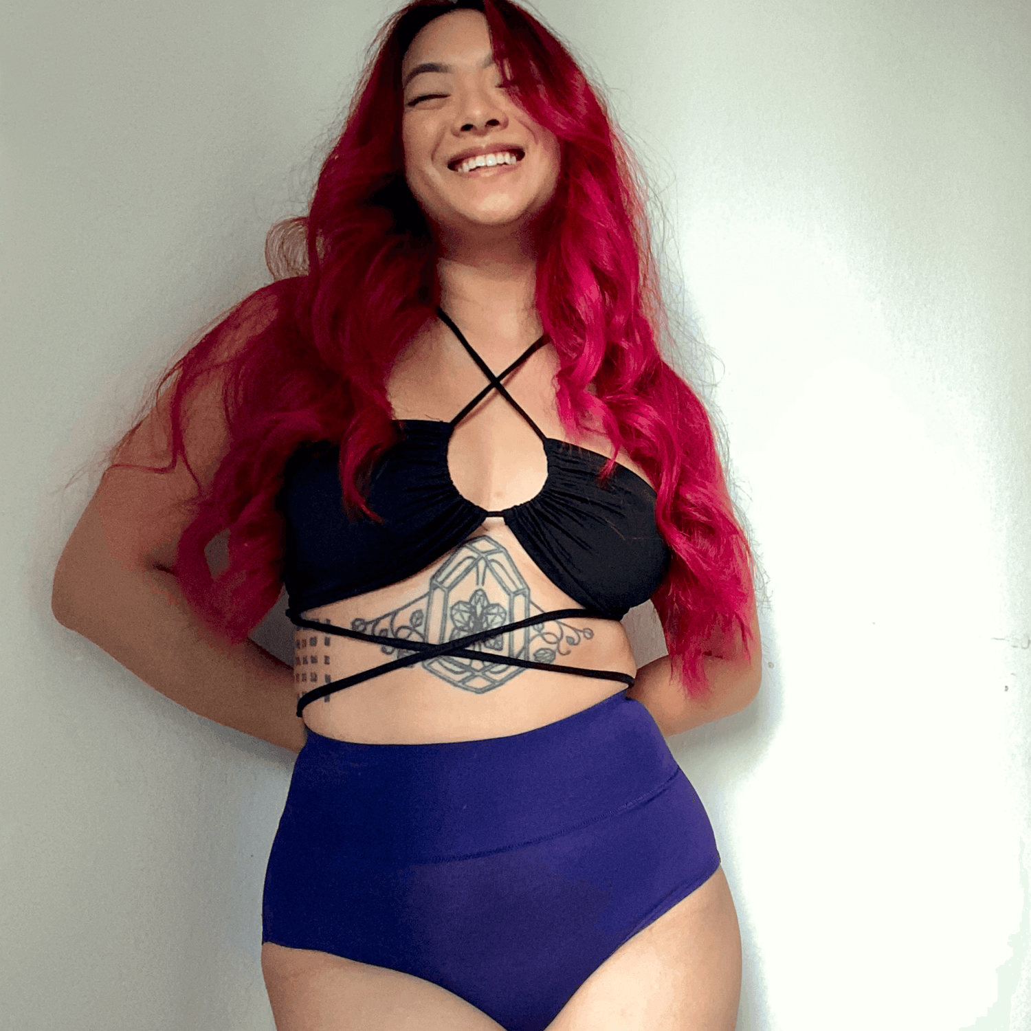 Organic Cotton Full Brief Panties - Suffragette Purple