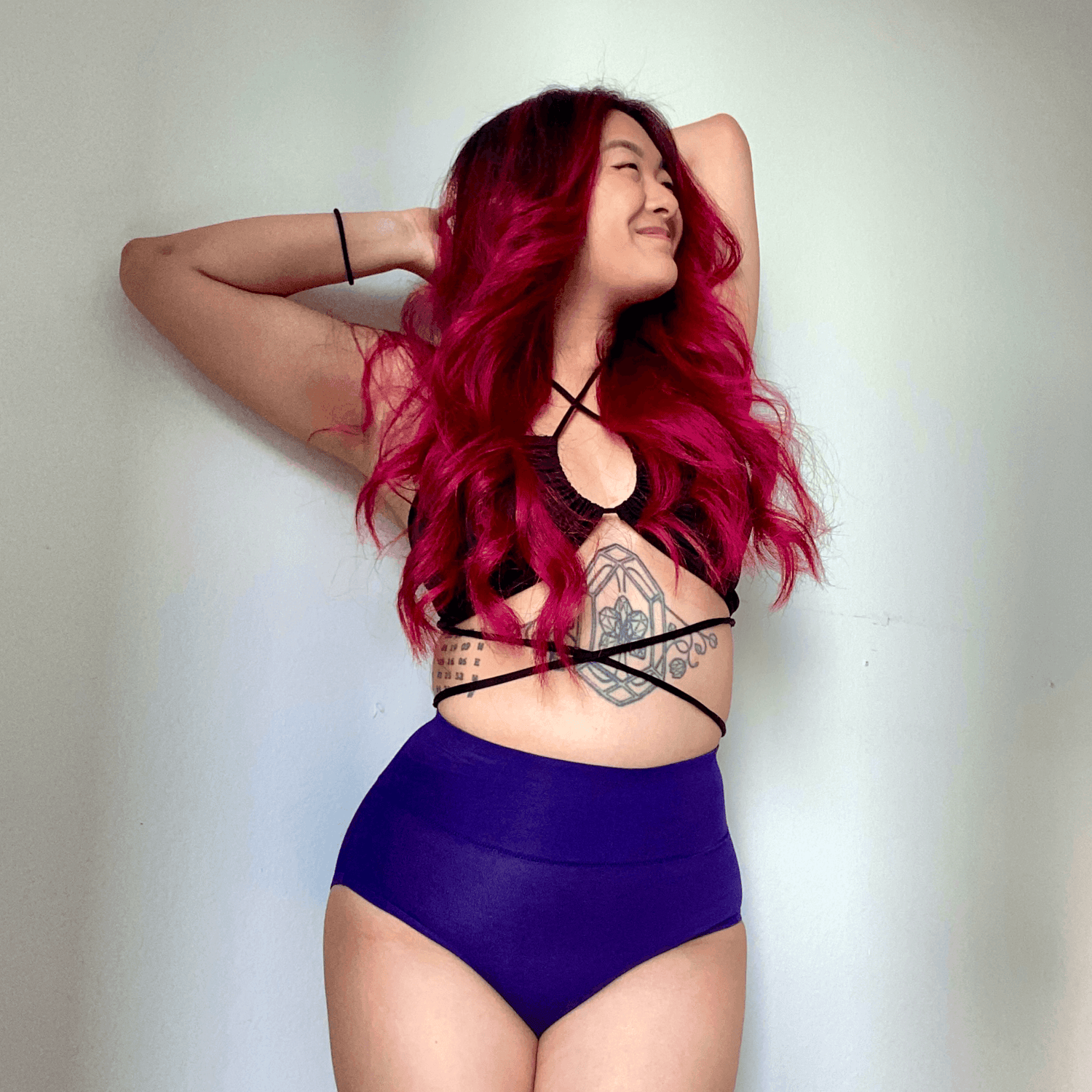 Organic Cotton Full Brief Panties - Suffragette Purple