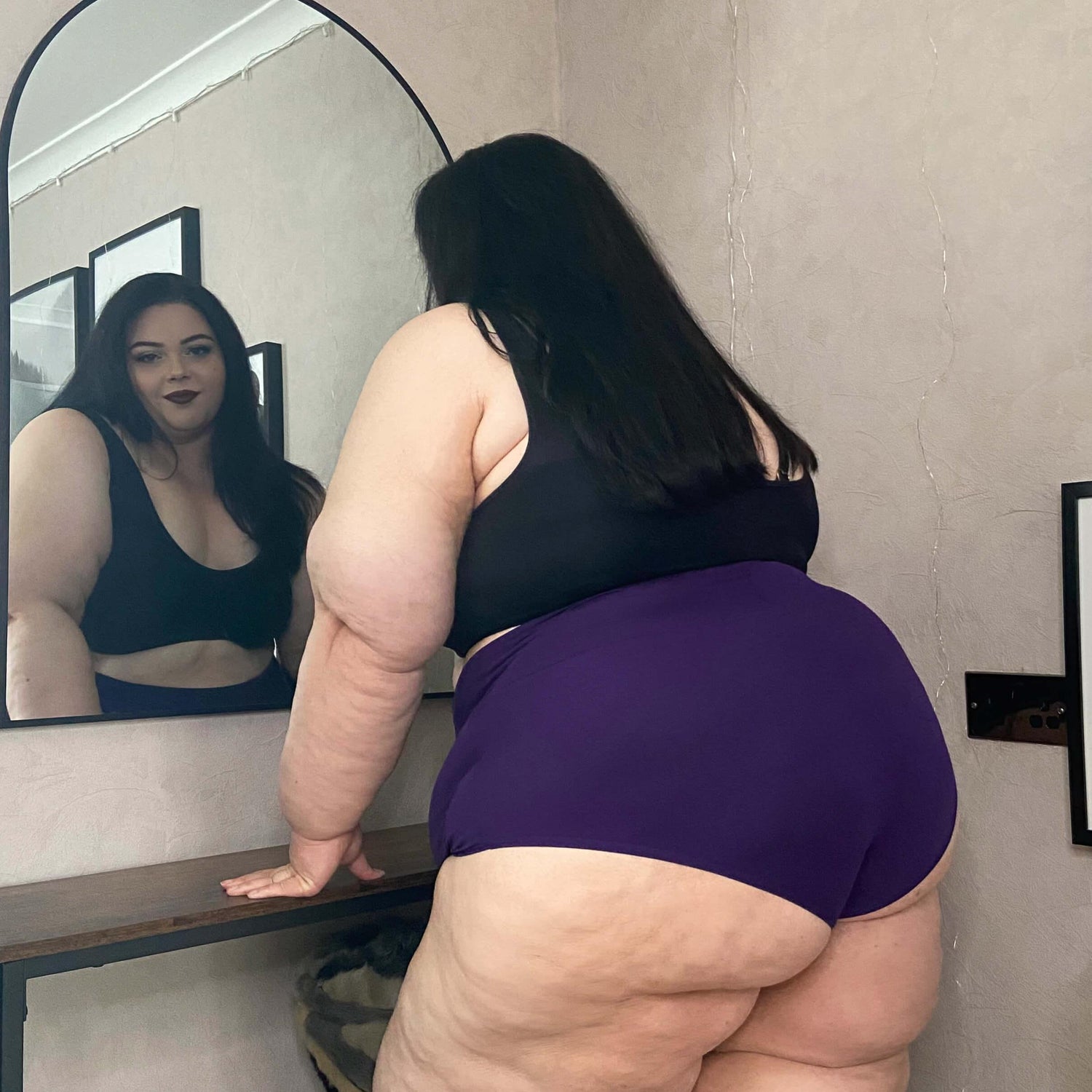 Organic Cotton Super High Waist Panties - Suffragette Purple