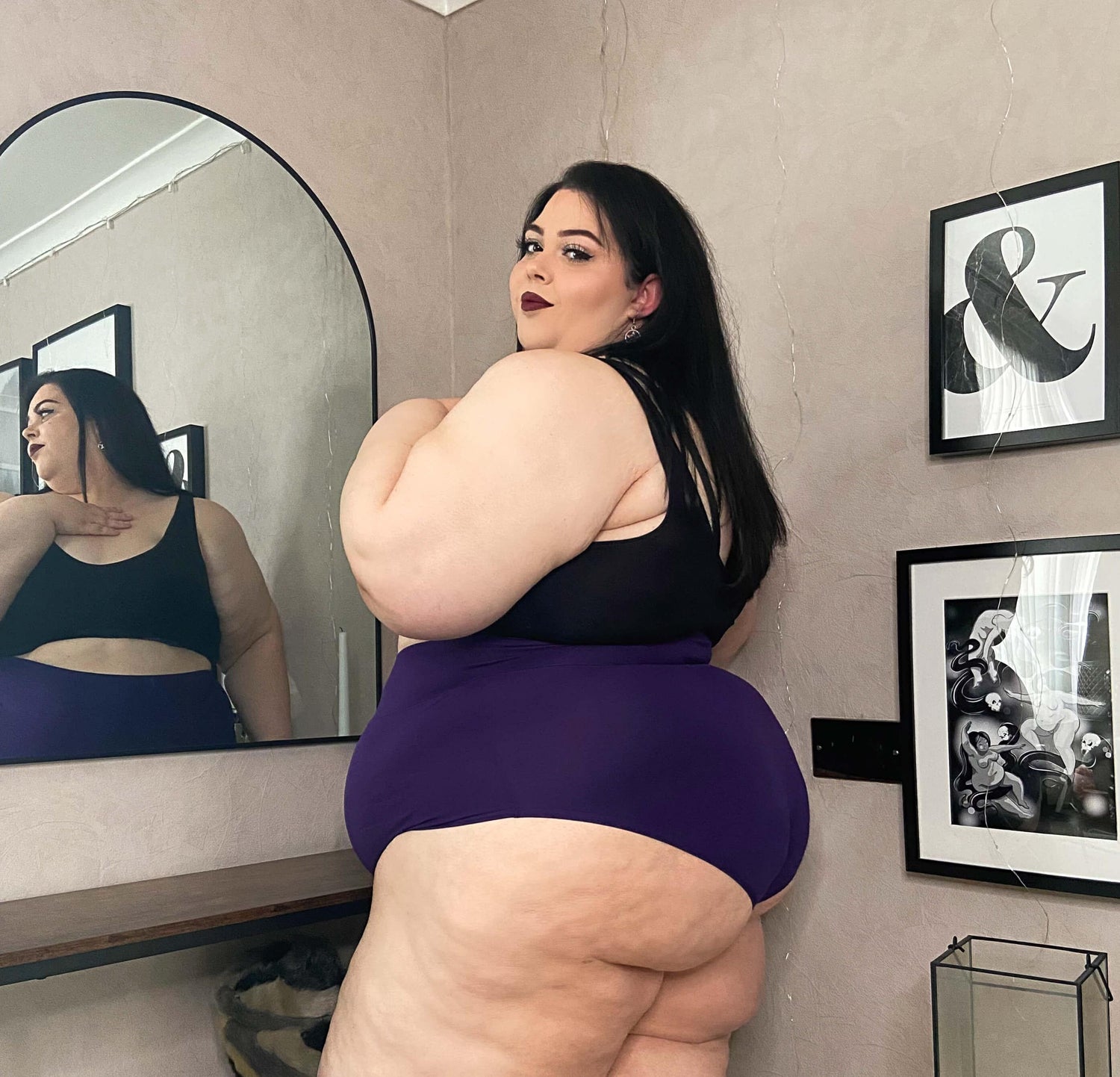 Organic Cotton Super High Waist Panties - Suffragette Purple