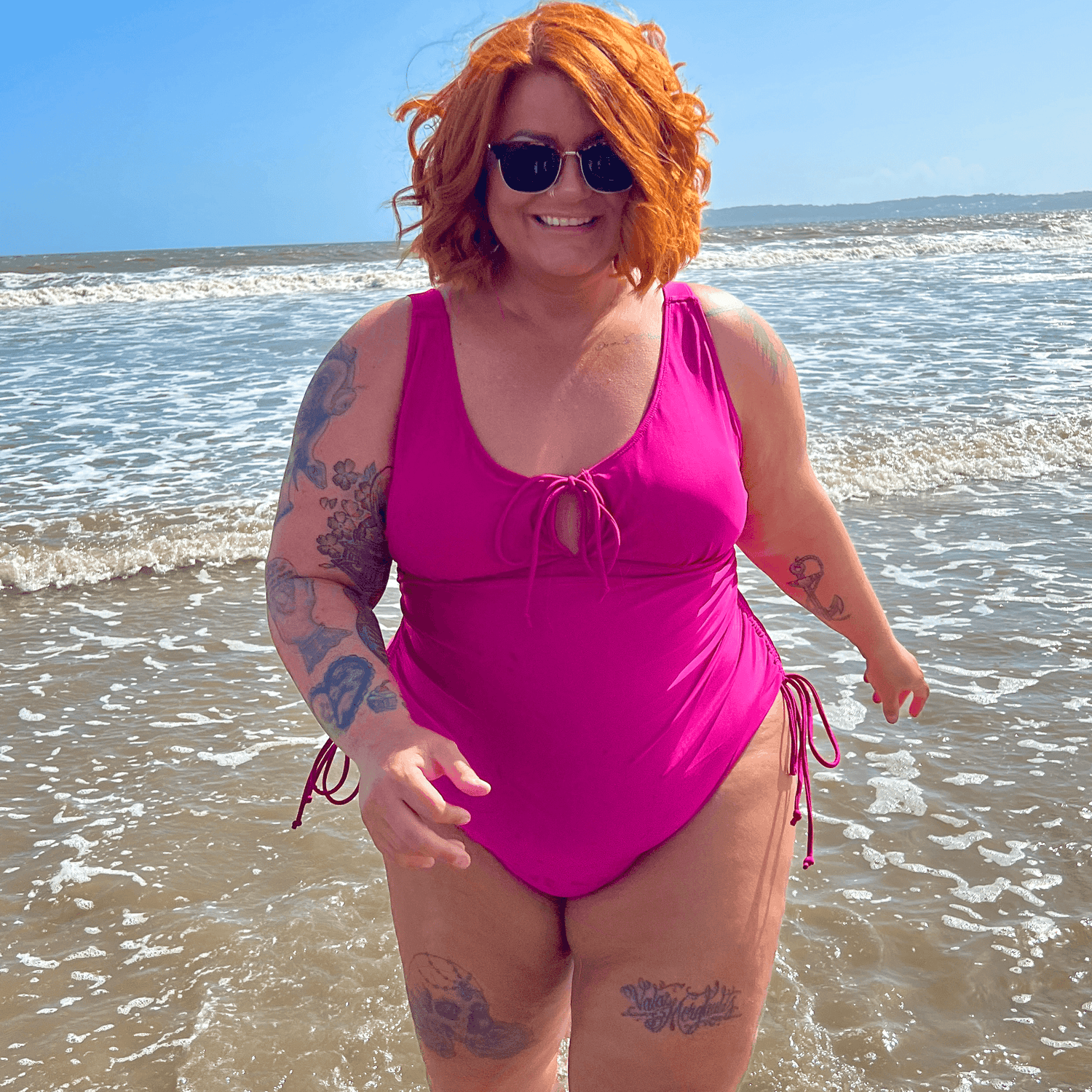 Swimsuit - Phone Home - Hot Pink - Snag