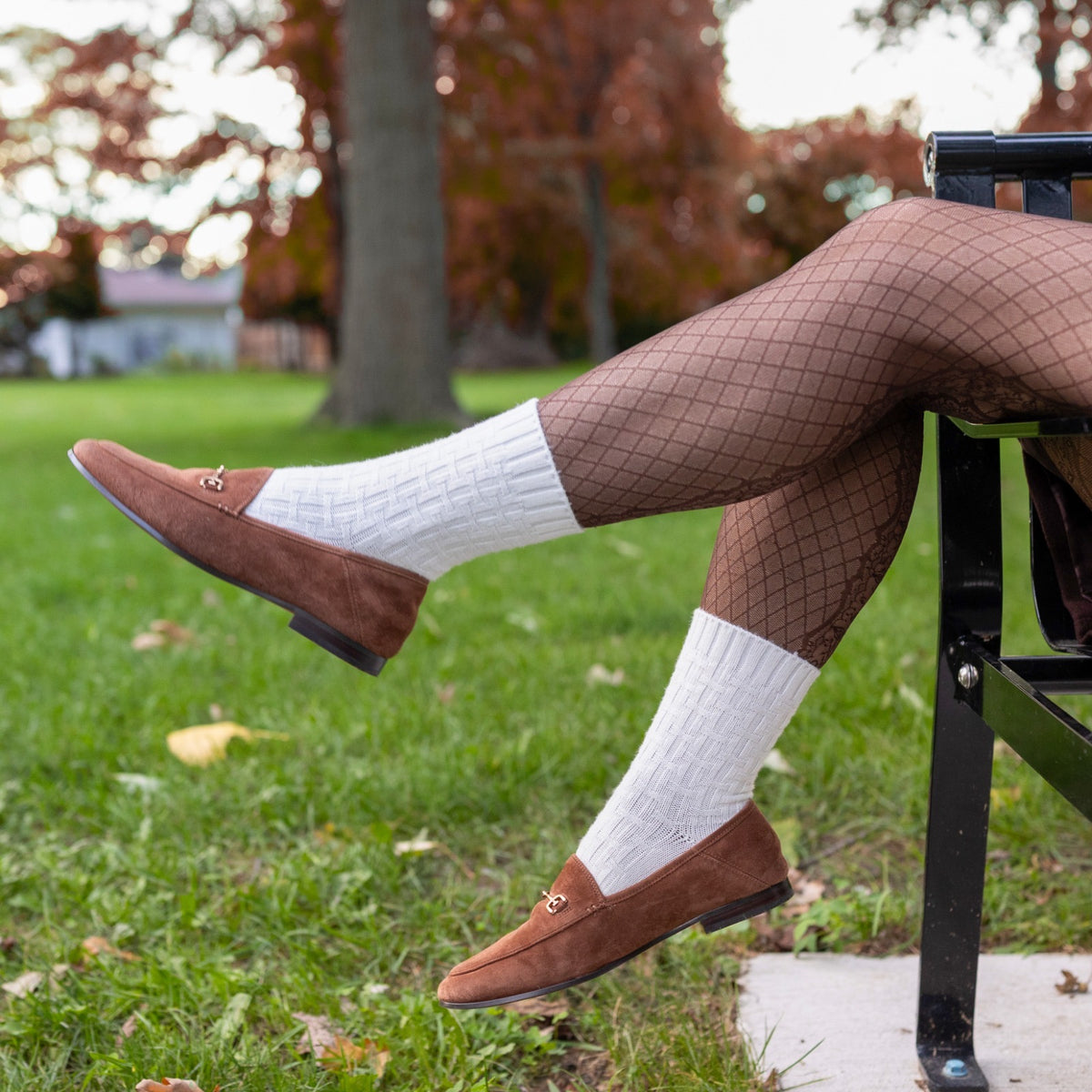 Everyday Crew Socks - White