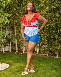 Stay Cool Swim Chub Rub Shorts - Dolce Blue