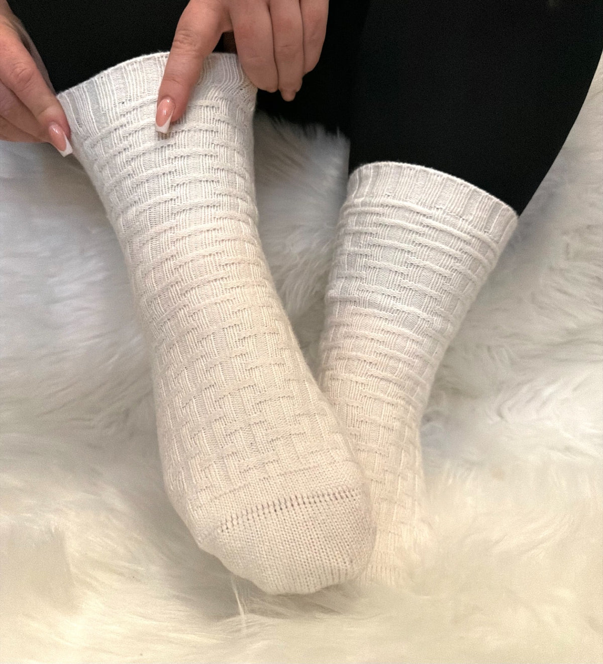 Everyday Crew Socks - White