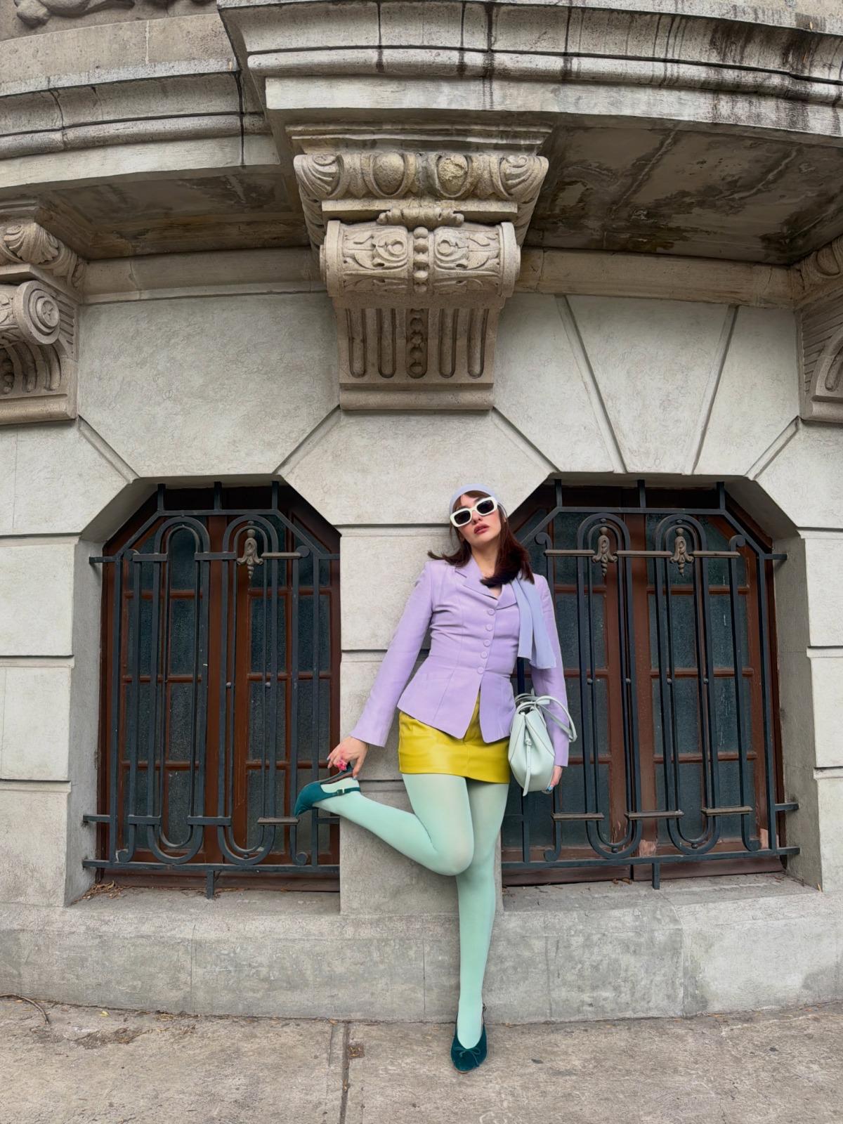 Semi-Opaque 50 Den Tights - Twister