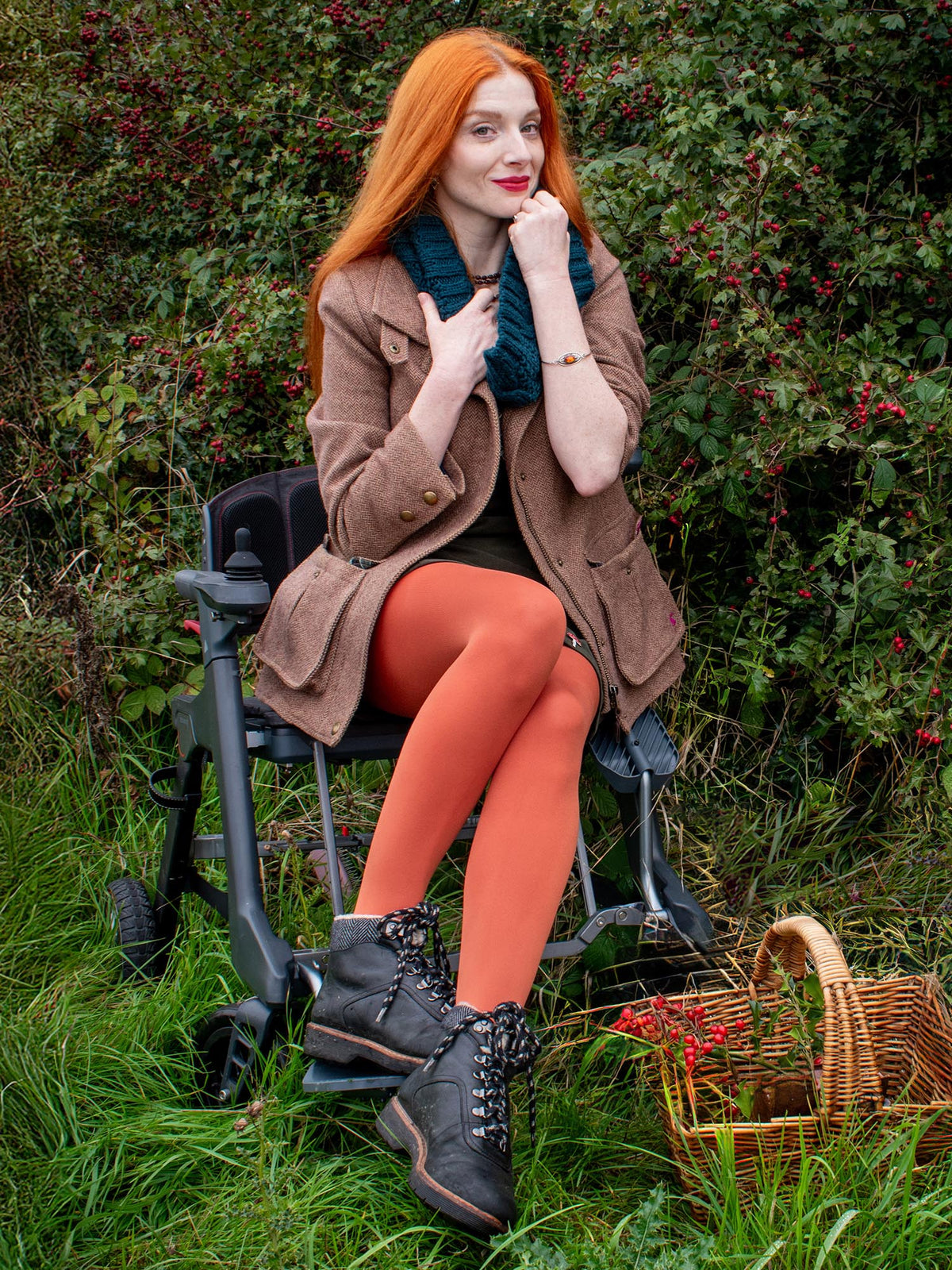 Super Opaque 120 Den Tights - Pumpkin Spice