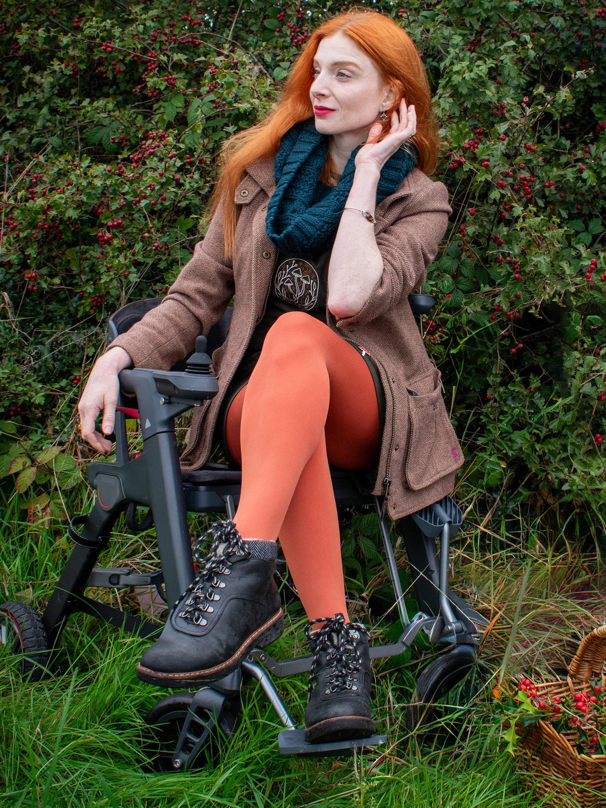 Super Opaque 120 Den Tights - Pumpkin Spice